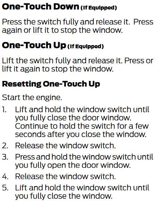 Ford Bronco Sport Rear windows only roll up sometimes 1663974884888