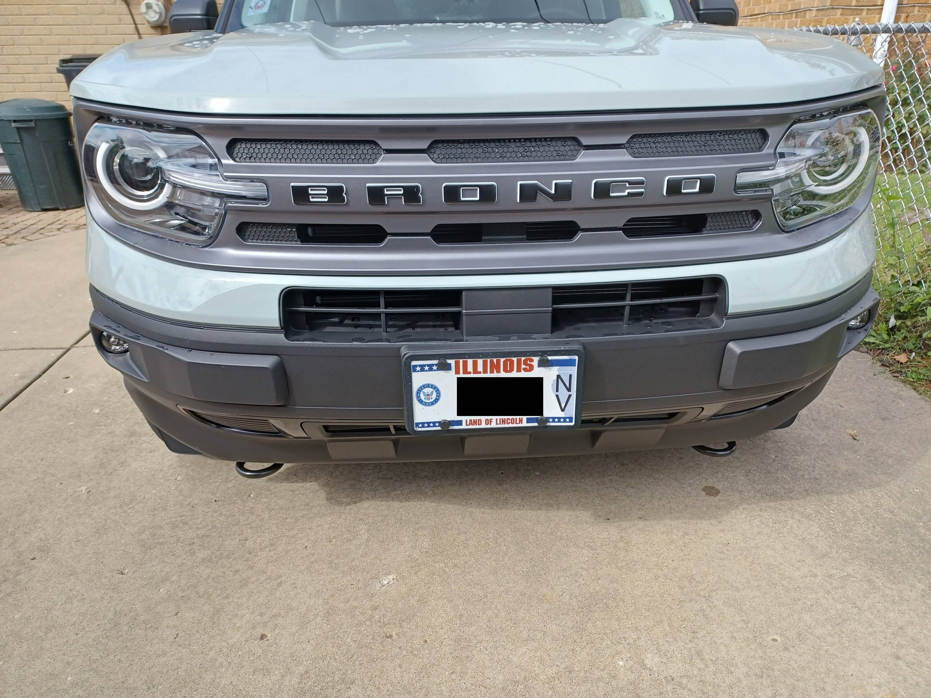 Ford Bronco Sport Tow hooks installed 20220925_105736