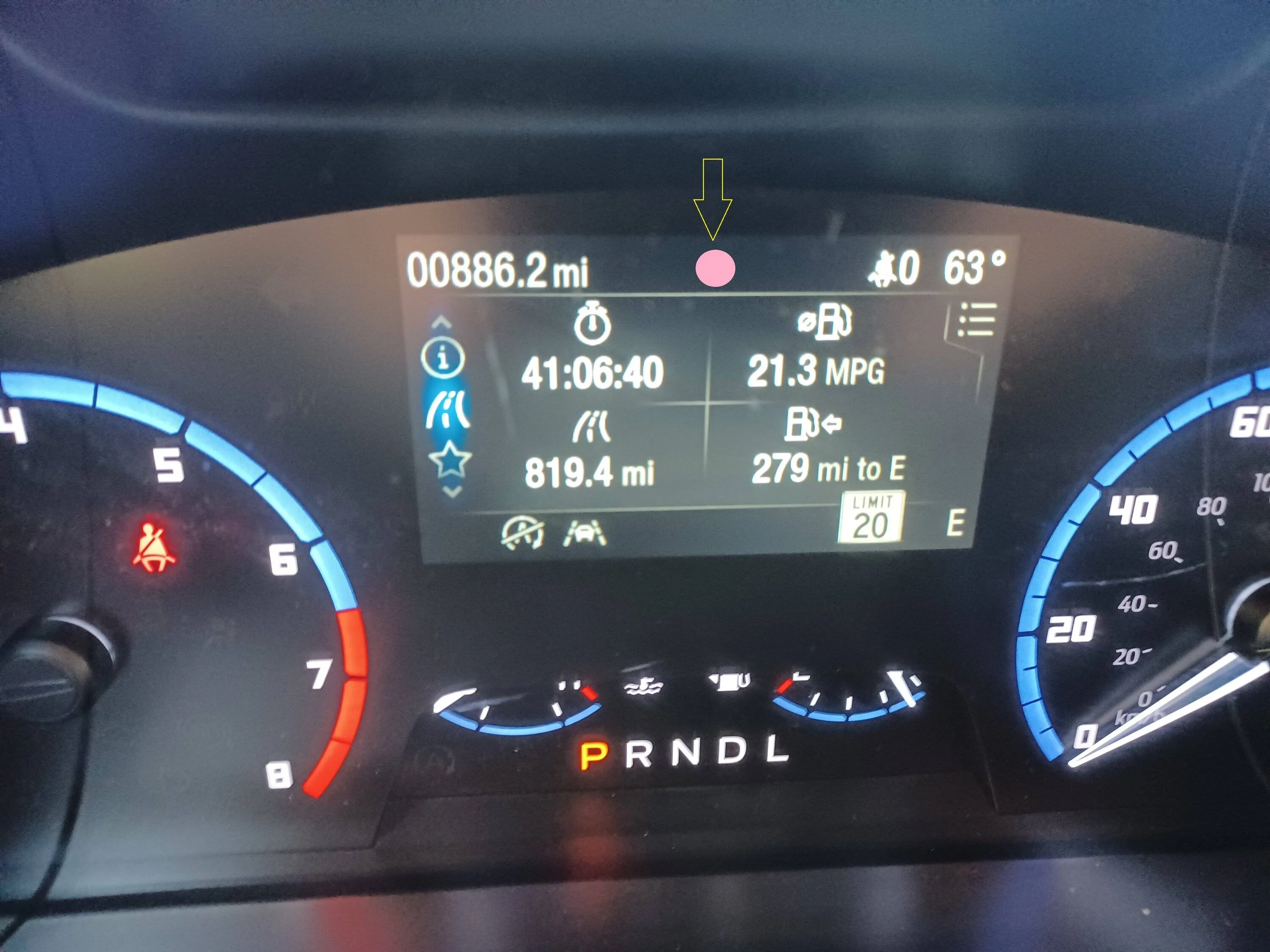 Ford Bronco Sport Dashboard warning messages 20220927_114745