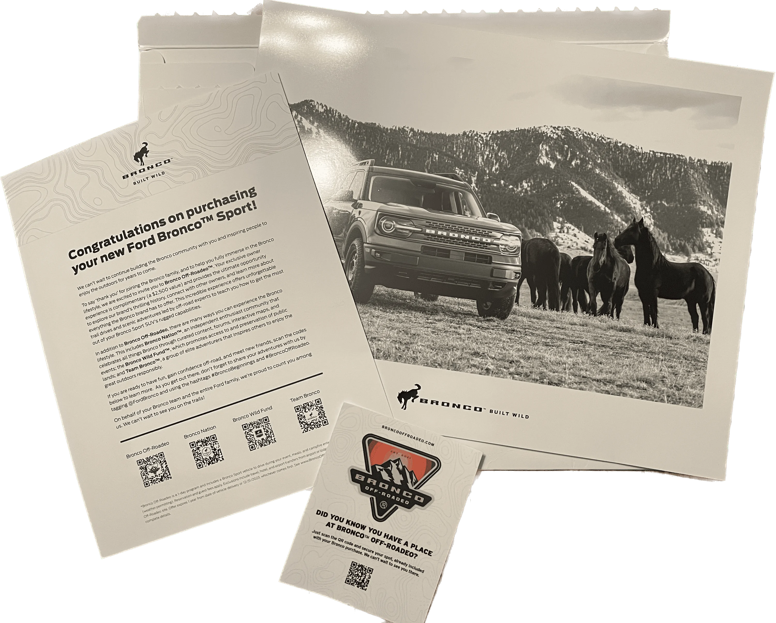 Ford Bronco Sport Random envelope PNG imag