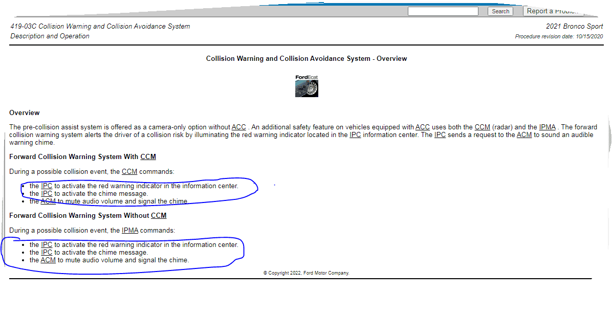 Ford Bronco Sport Dashboard warning messages 1664428683743