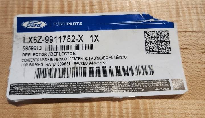 Ford Bronco Sport Underbody panel replacement Ford