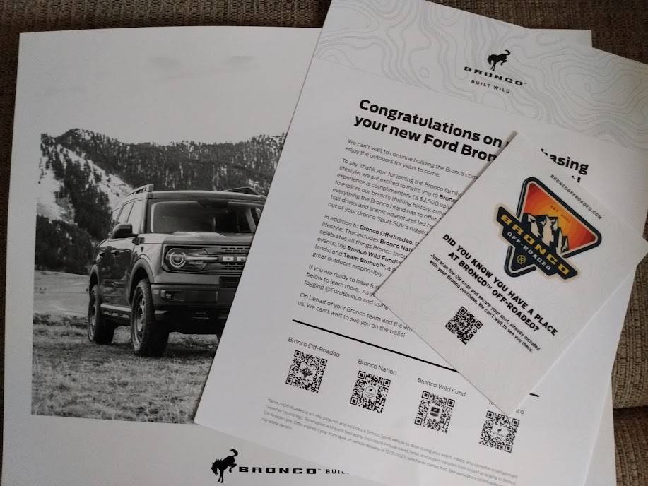 Ford Bronco Sport Mystery Delivery From Ford IMG_20221004_110536362