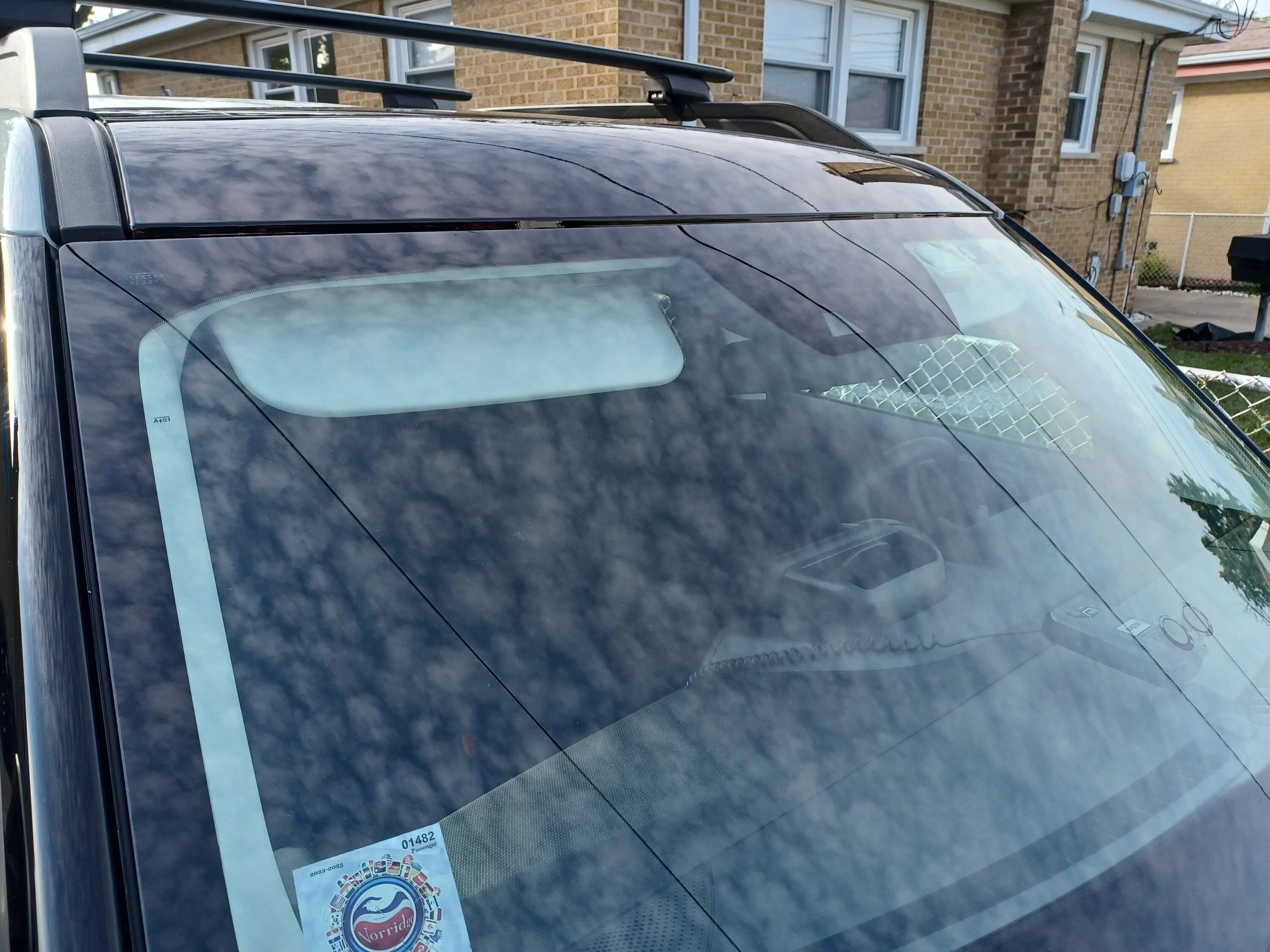 Ford Bronco Sport Remove Warning Labels on Visor? 20221009_154938