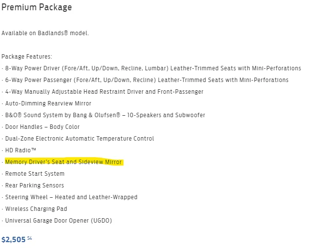 Ford Bronco Sport 2023 Bronco Sport Build & Price is up! Screenshot 2022-10-12 143306