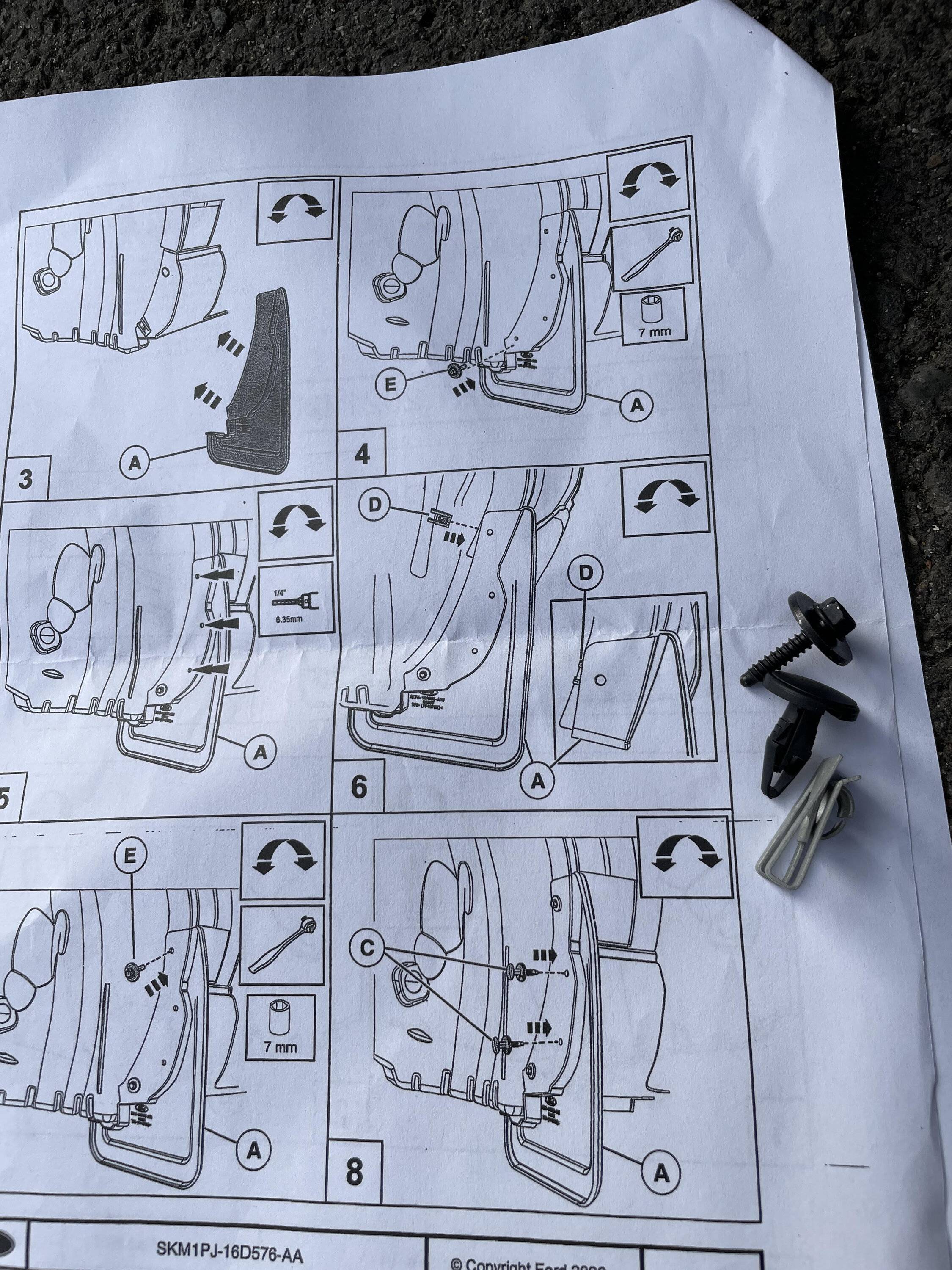 Ford Bronco Sport OEM Mudflaps. Happy with them? front2