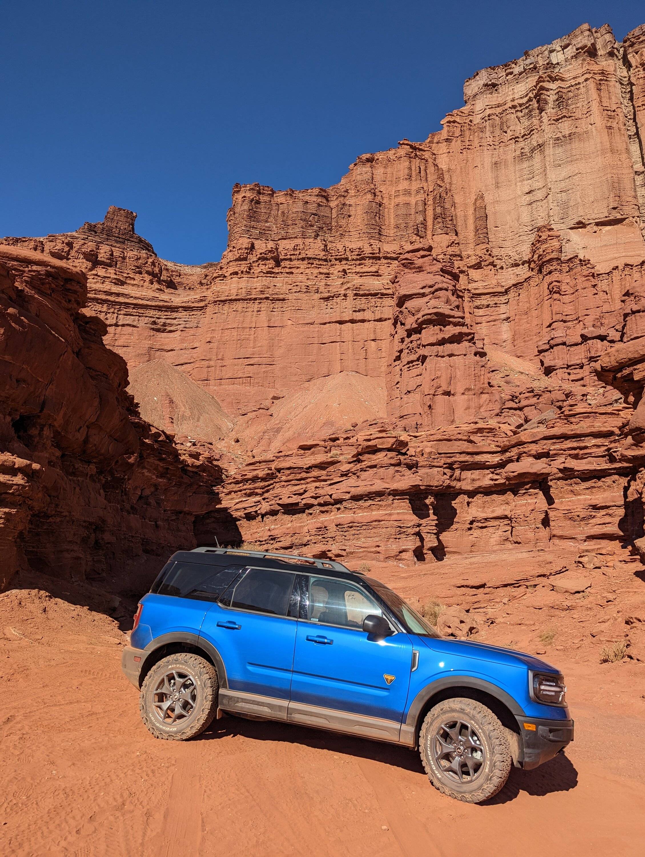 Ford Bronco Sport Off-roading on Elephant Hill Trail in Canyonlands, UT -- trip report & mods that mattered most PXL_20221021_172331826