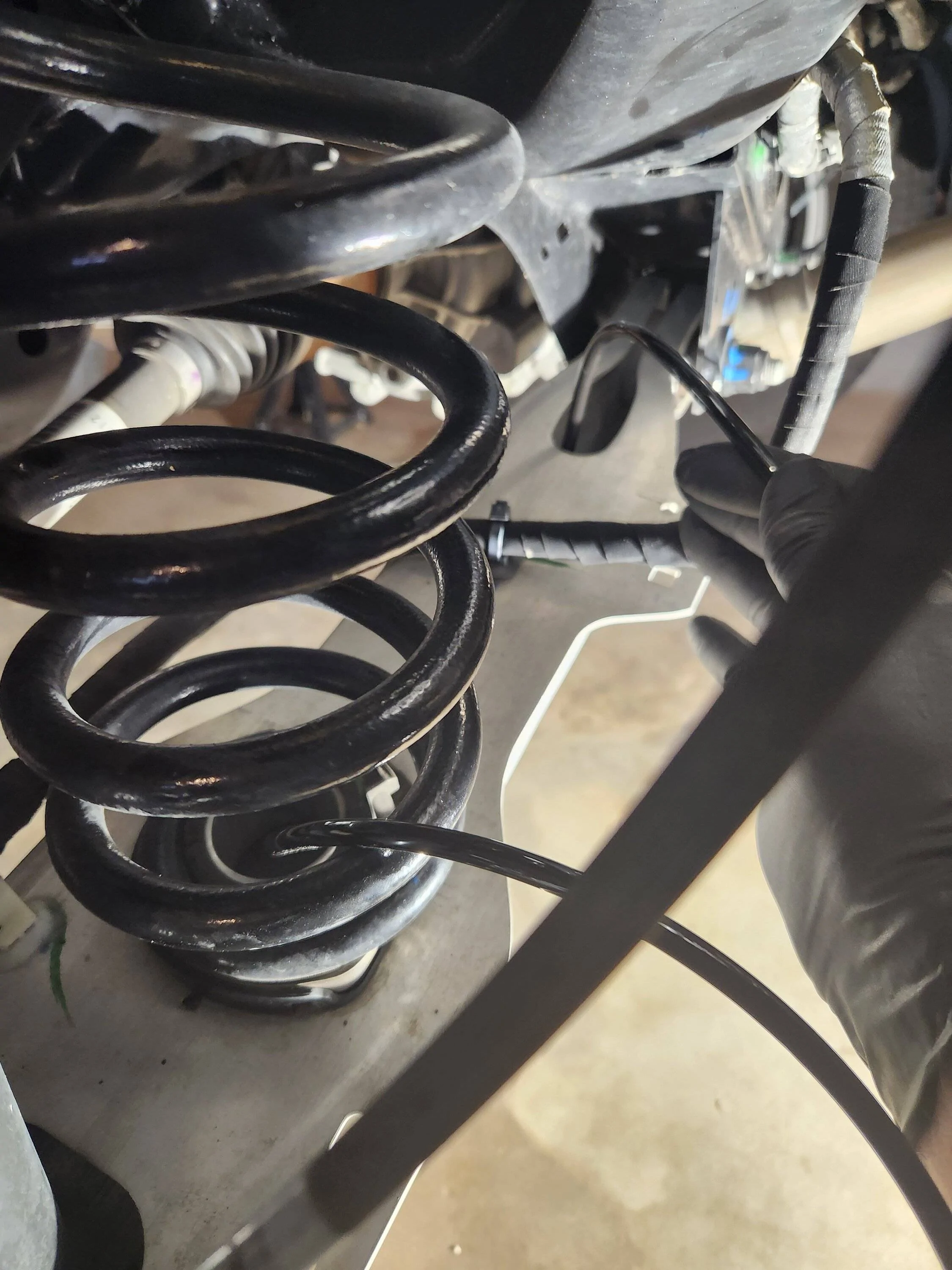 Ford Bronco Sport Installed Air Lift helper springs on Bronco Sport Badlands 20221031_134834