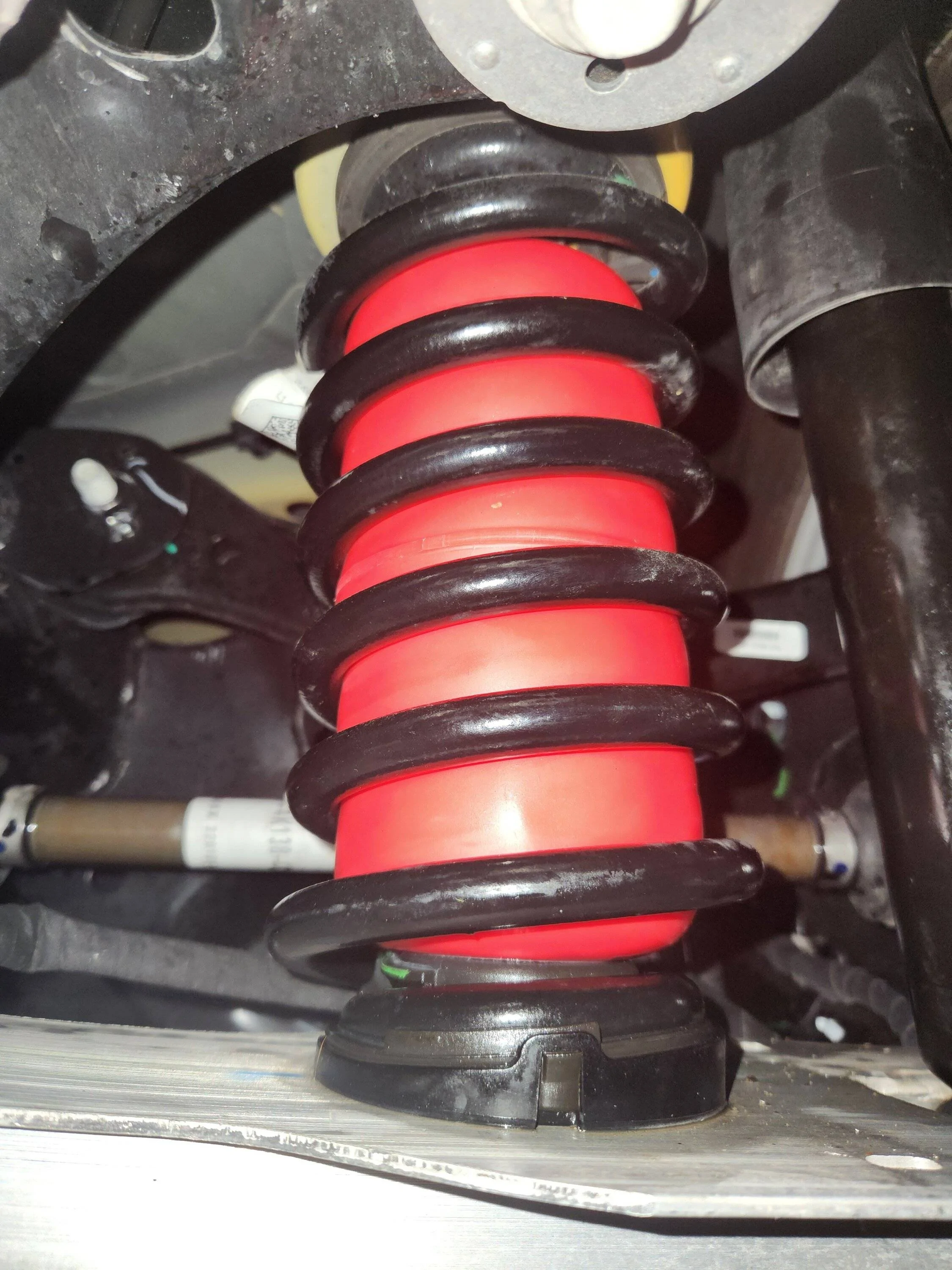 Ford Bronco Sport Installed Air Lift helper springs on Bronco Sport Badlands 20221031_162129