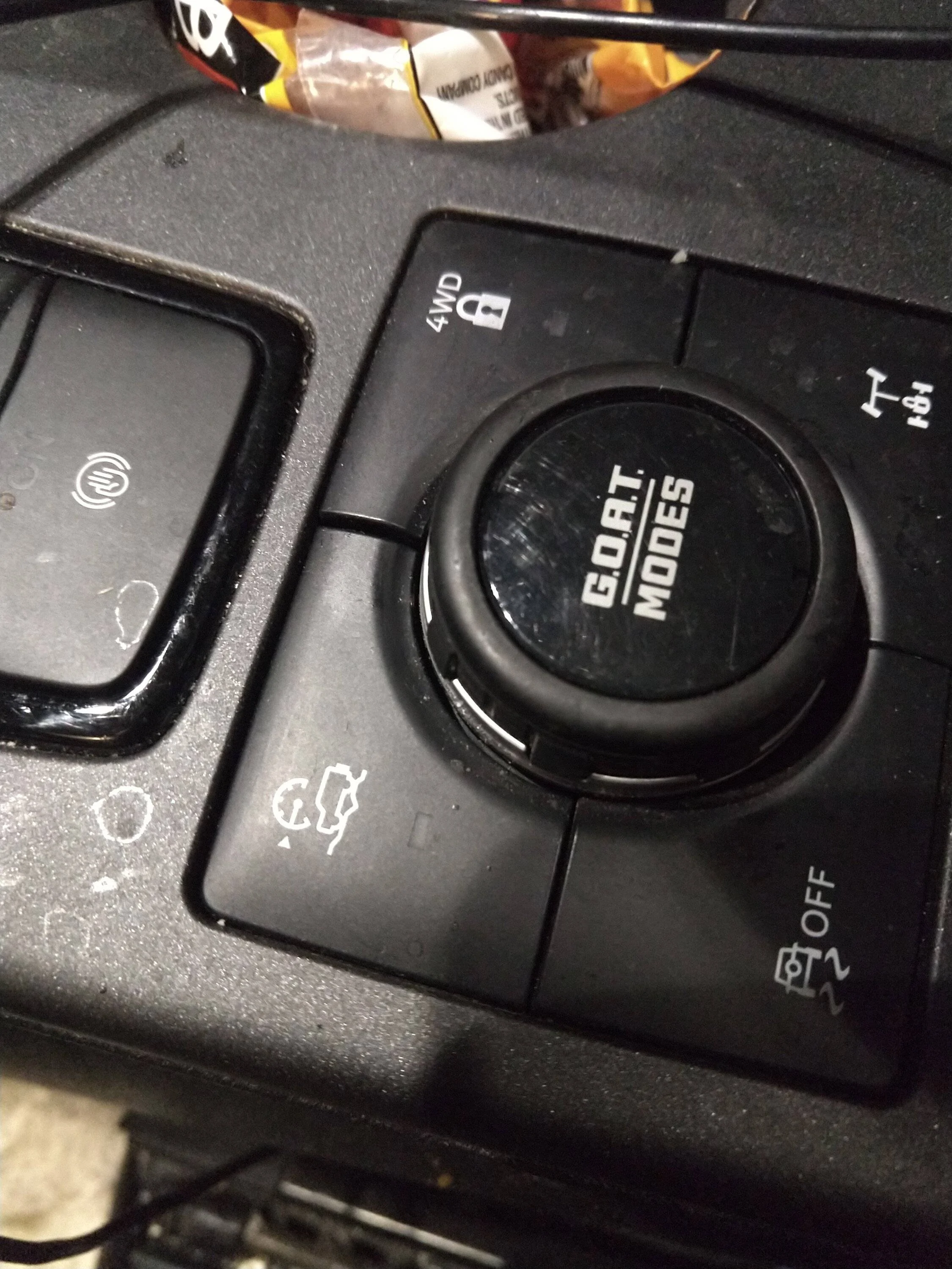 Ford Bronco Sport Trail Control button stuck in pressed position. How do you remove? IMG_20221102_014202621