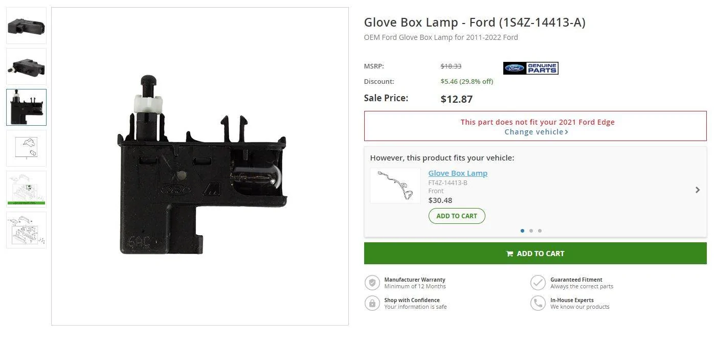 Ford Bronco Sport Glove box light? Capture2