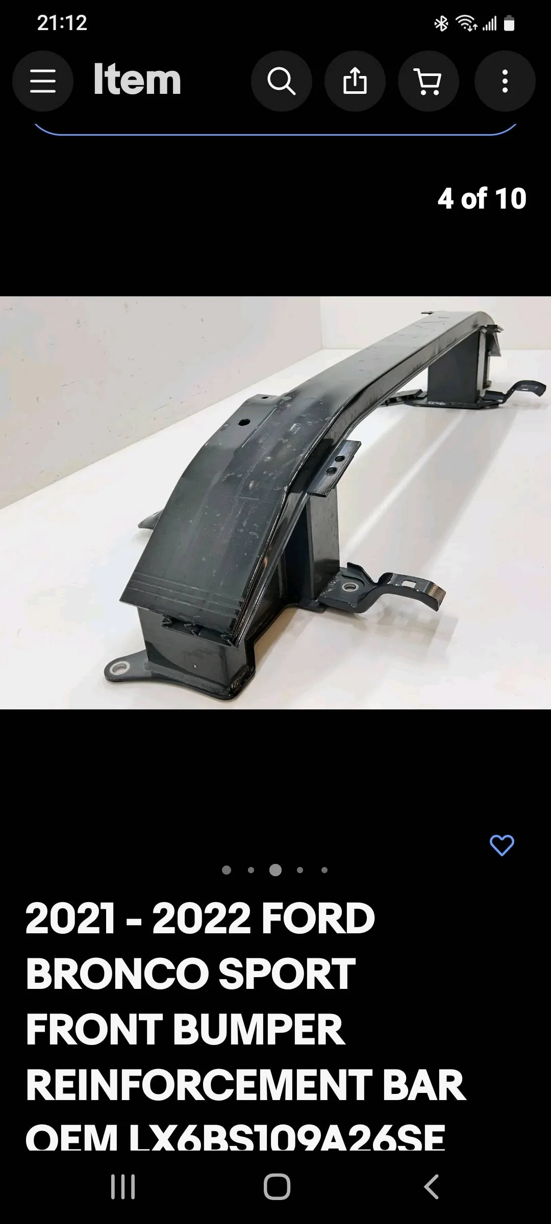 Ford Bronco Sport Molle panels, baskets, etc prototypes - JcrOffroad Screenshot_20221116-211229_eBay