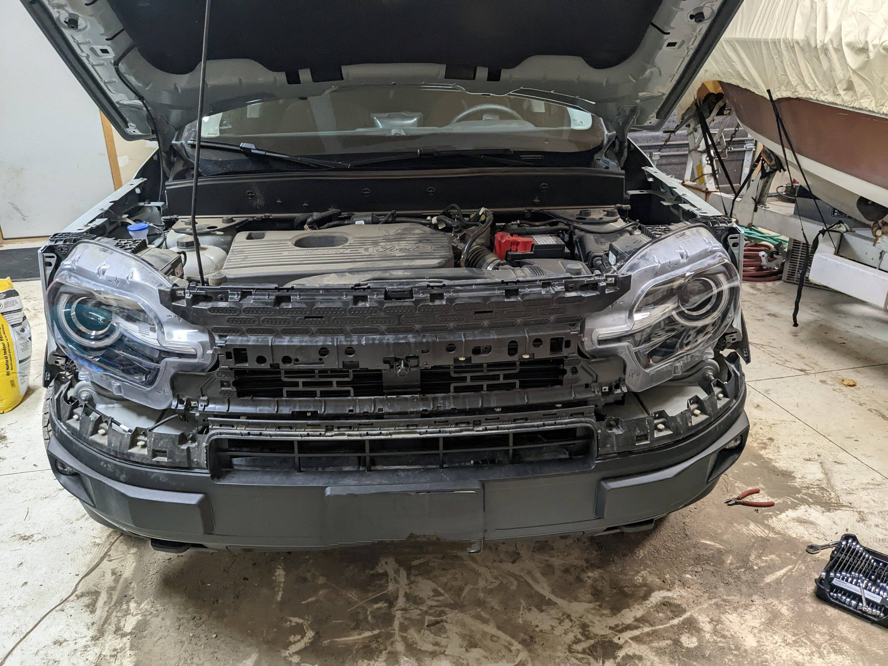 Ford Bronco Sport Help! Took my BS to a hand car wash and niw I'm afraid my grill is ruined 😭 PXL_20221126_025014070~2