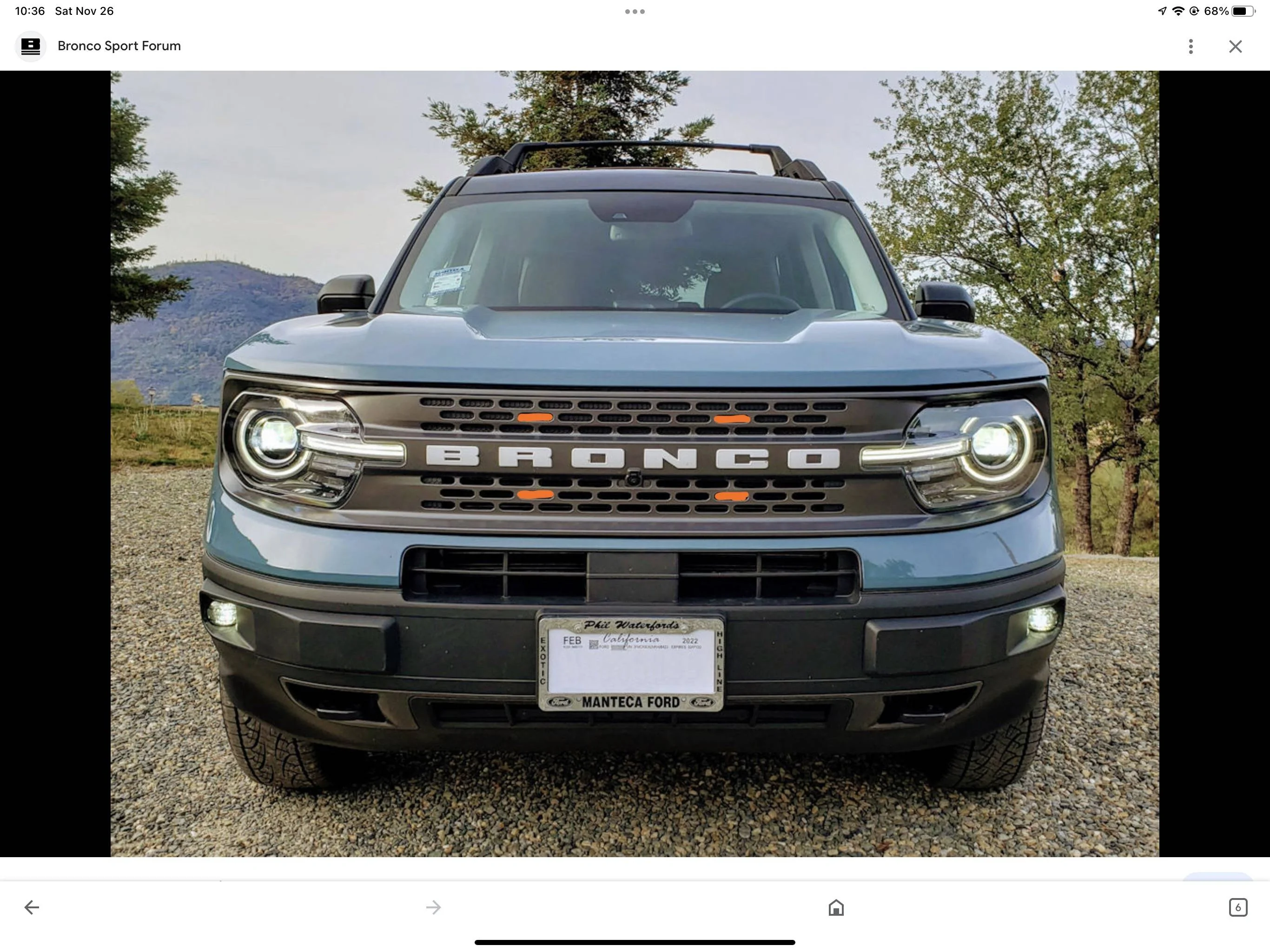 Ford Bronco Sport Raptor grill accent lights FA145C2A-5693-4947-9738-D698D181E9DF