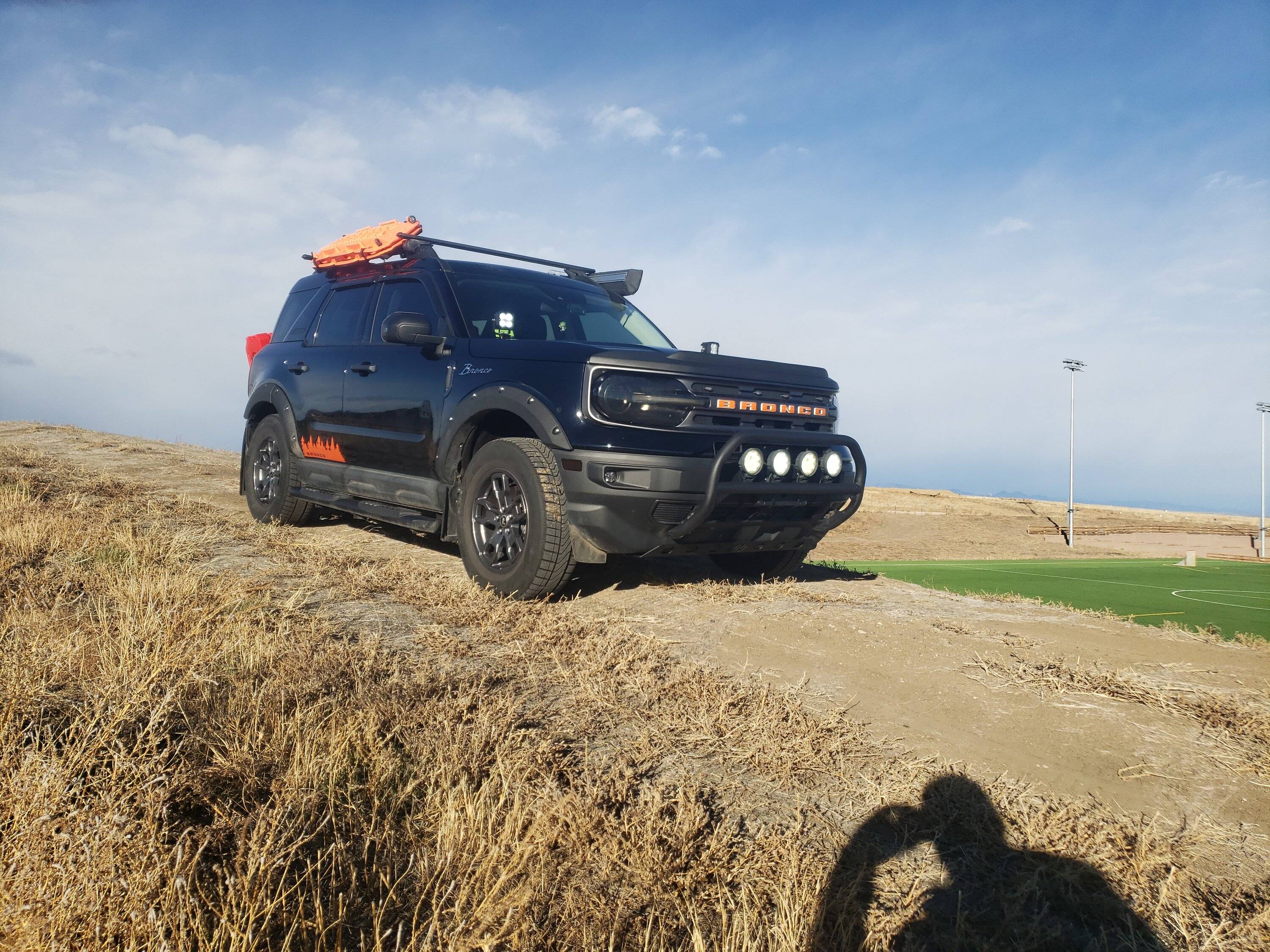 Ford Bronco Sport Rough Country 1.5" lift kit installed 20221202_090134