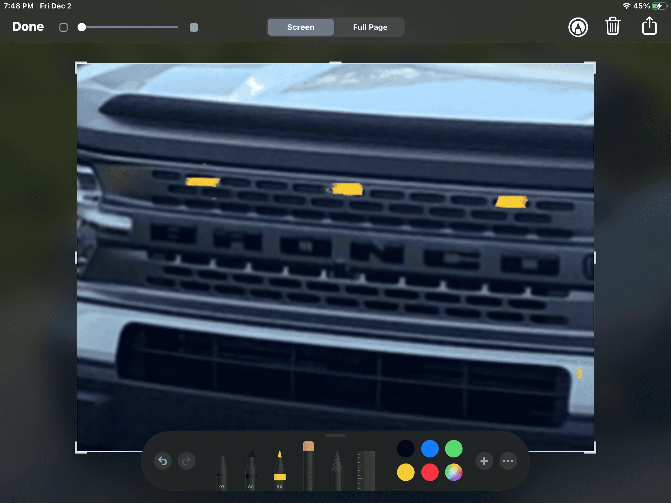 Ford Bronco Sport Raptor grill accent lights 26BA2F66-7FC0-4D9E-904F-87C69B18BE74