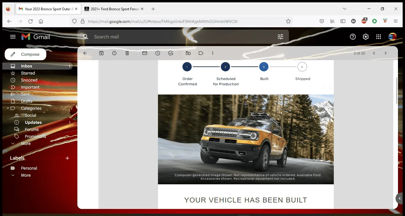 Ford Bronco Sport Our BS Outer Banks is Finally Built! 2022-12-21