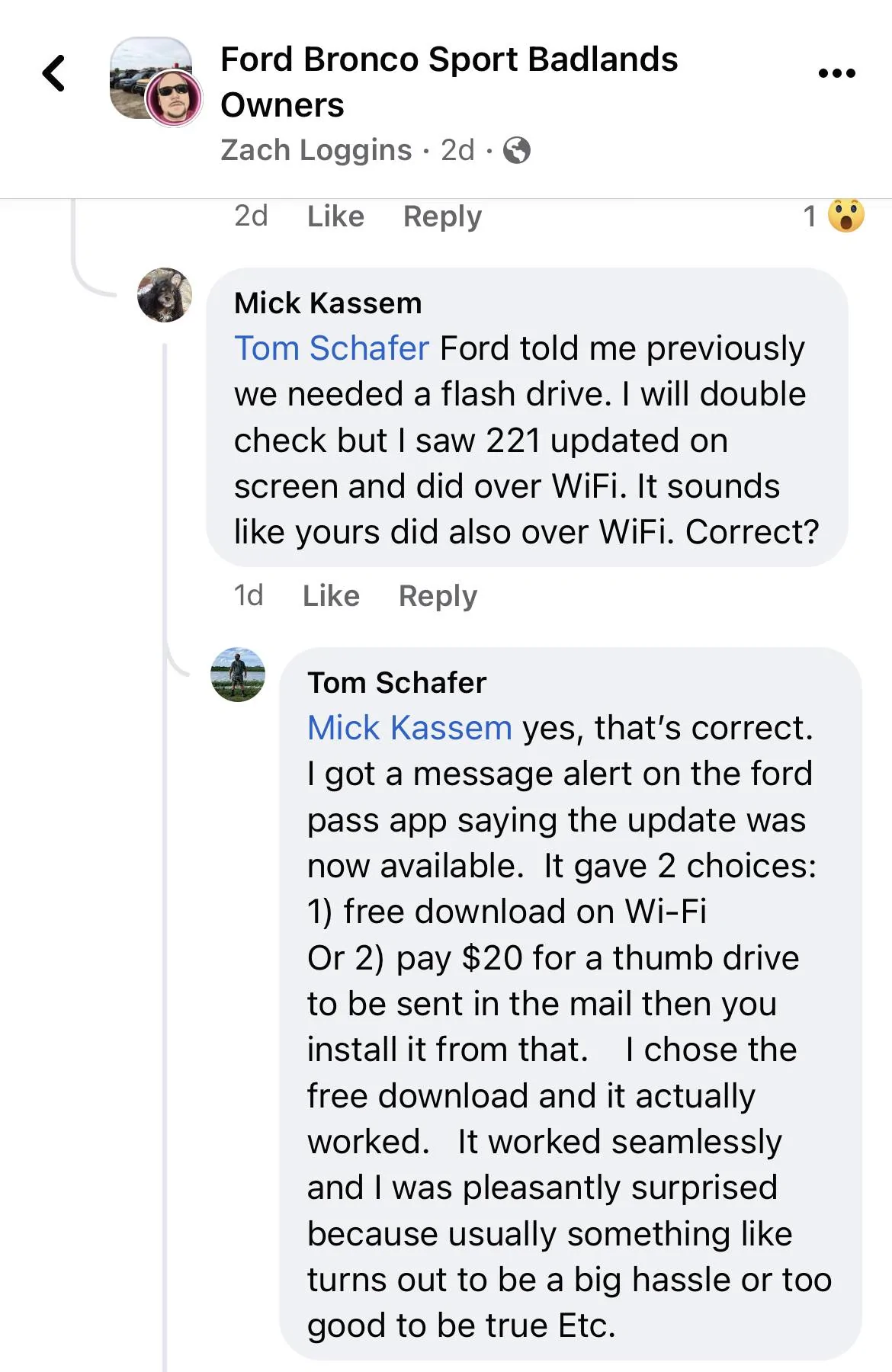 Ford Bronco Sport Navigation Maps 2 21 Update reported to work over WiFi 1672075457102