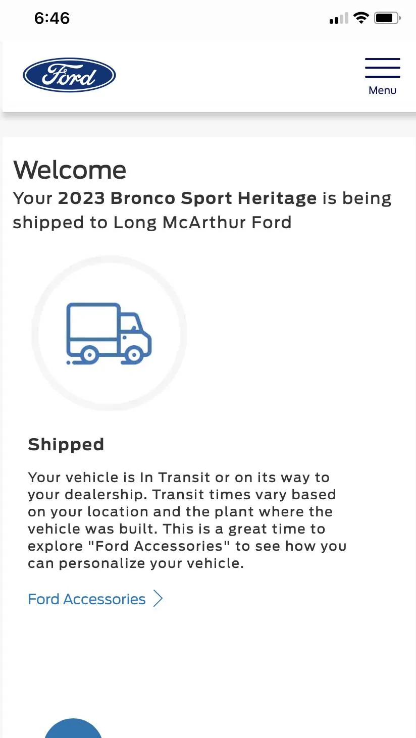 Ford Bronco Sport How long is a week? 01F9B3BB-89F8-4CAE-A77C-7A4BBA906D9A