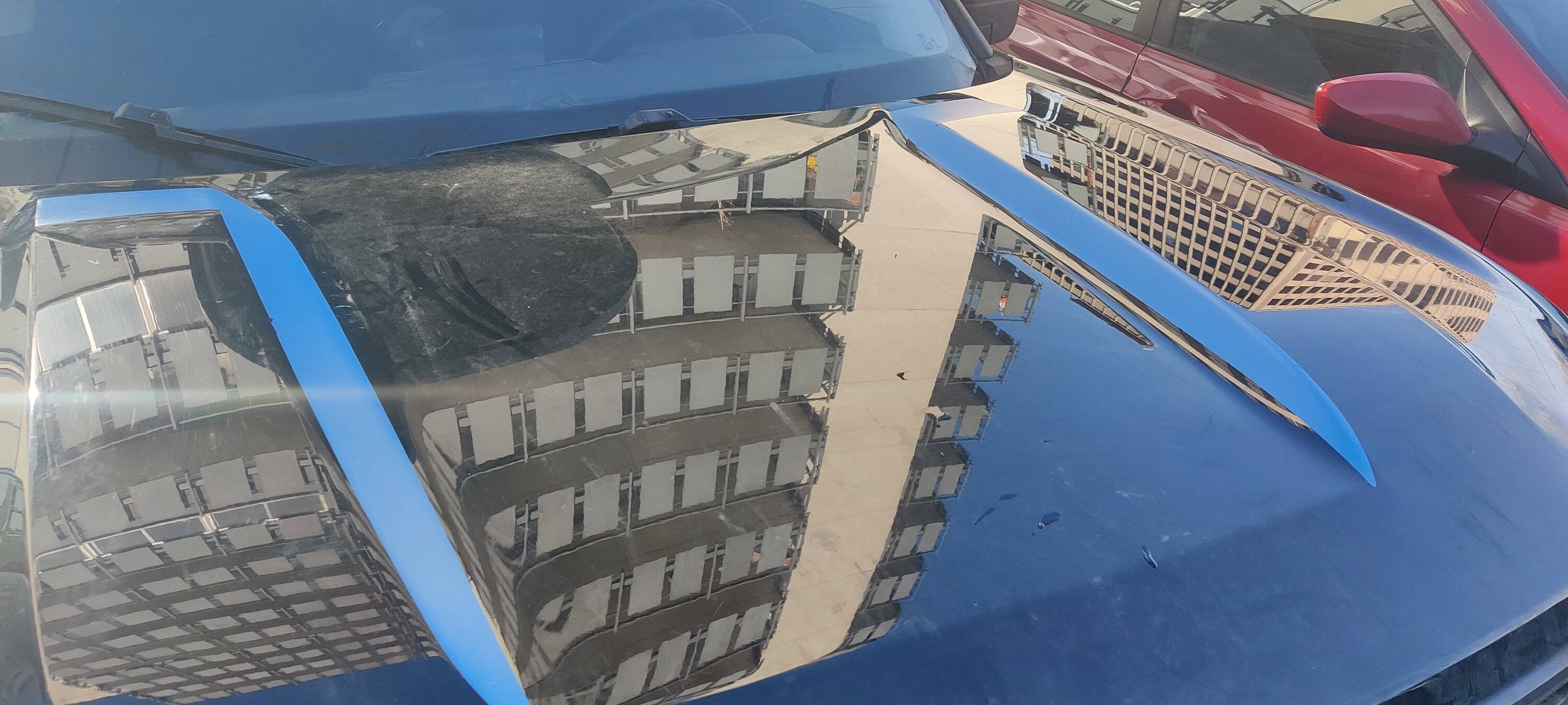 Ford Bronco Sport Hood decals to reduce glare IMG_20230113_134604