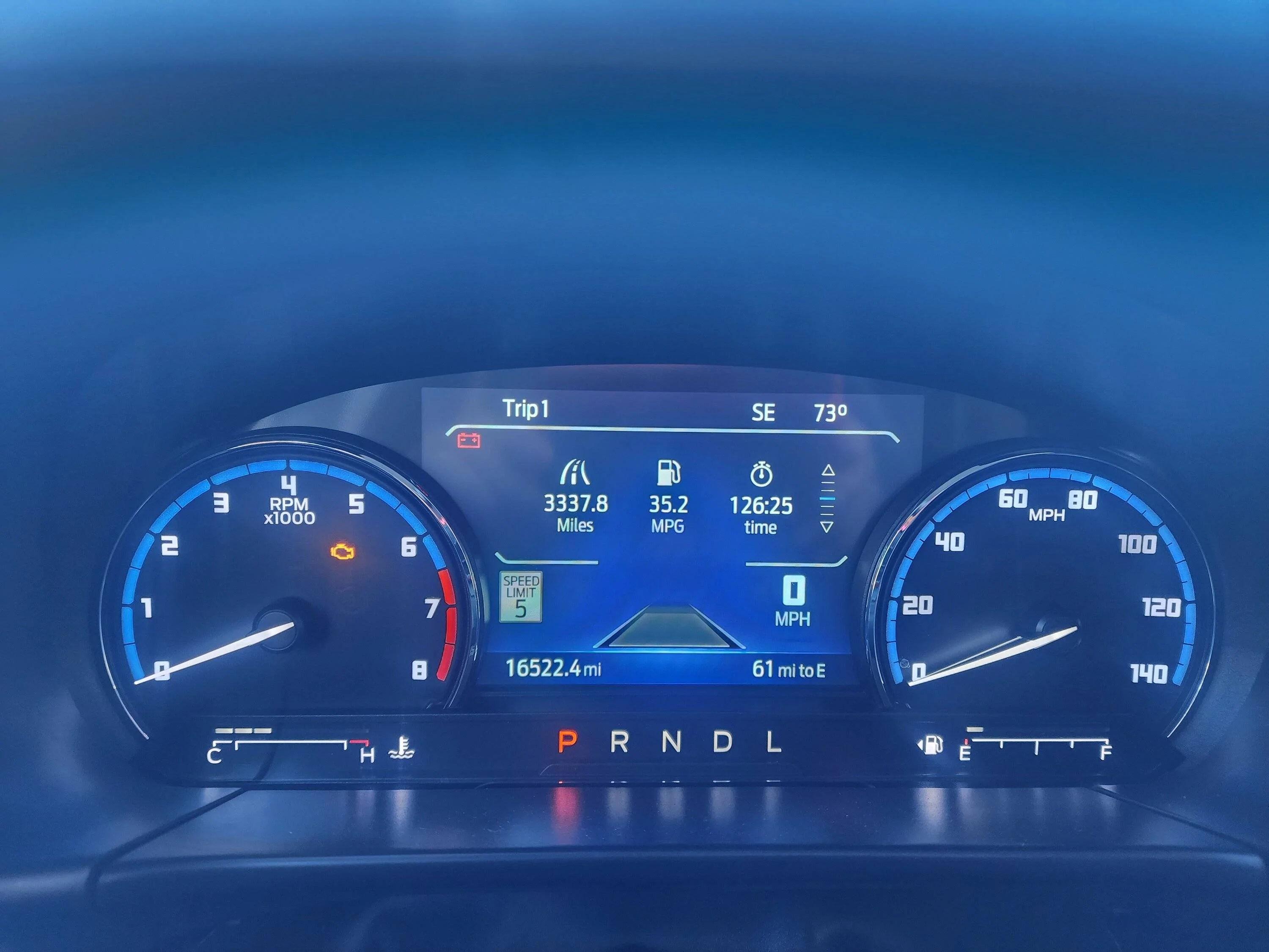 Ford Bronco Sport 2.0L MPG Fuel Mileage 20230117_164949