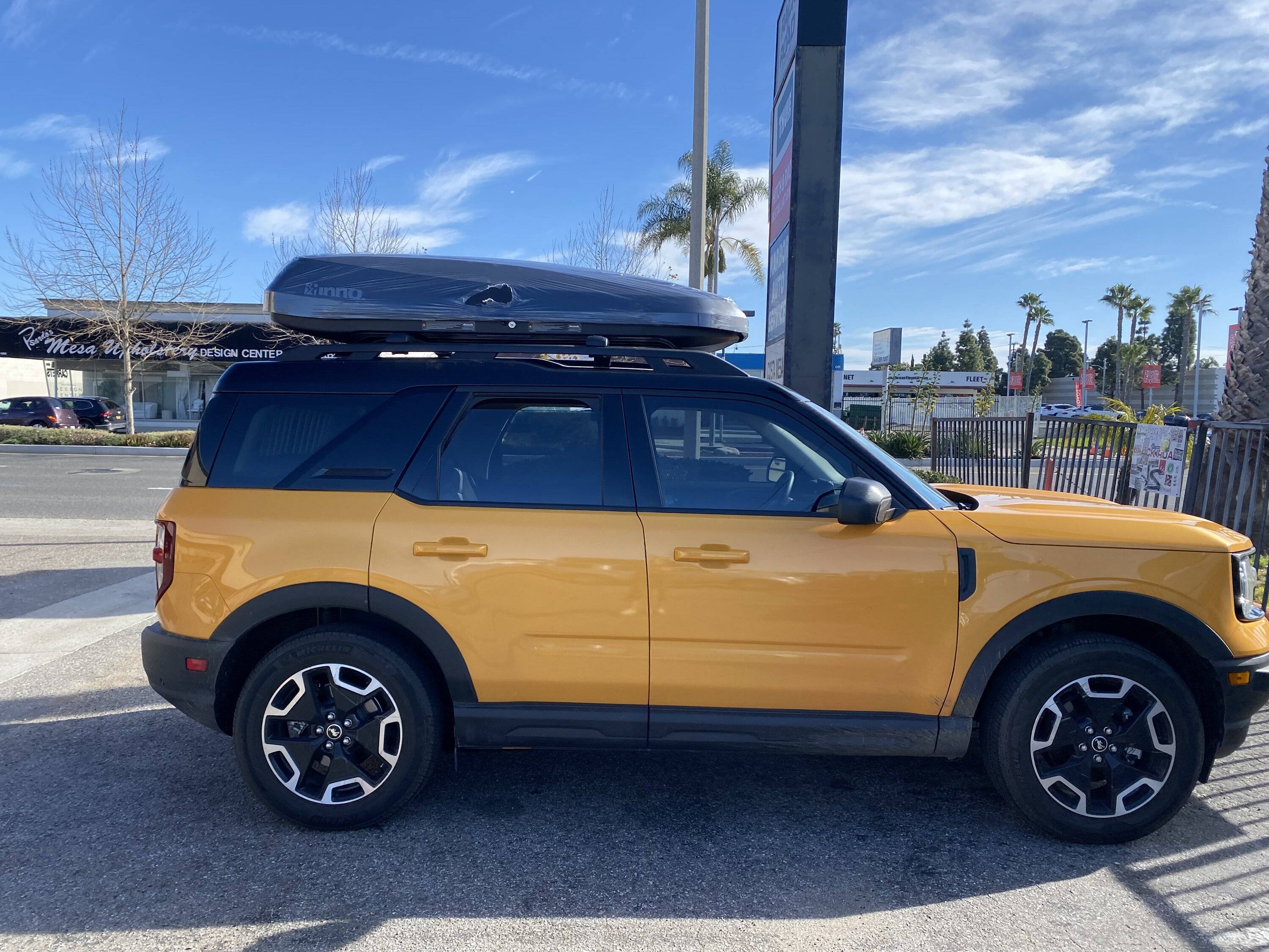 Ford Bronco Sport Inno Recon 14 Rooftop Cargo Box installed B46EED13-B98C-40F3-BACB-802E92288ACA