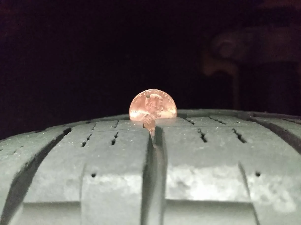 Ford Bronco Sport Threading the use needle on new tires IMG_20230129_181738963