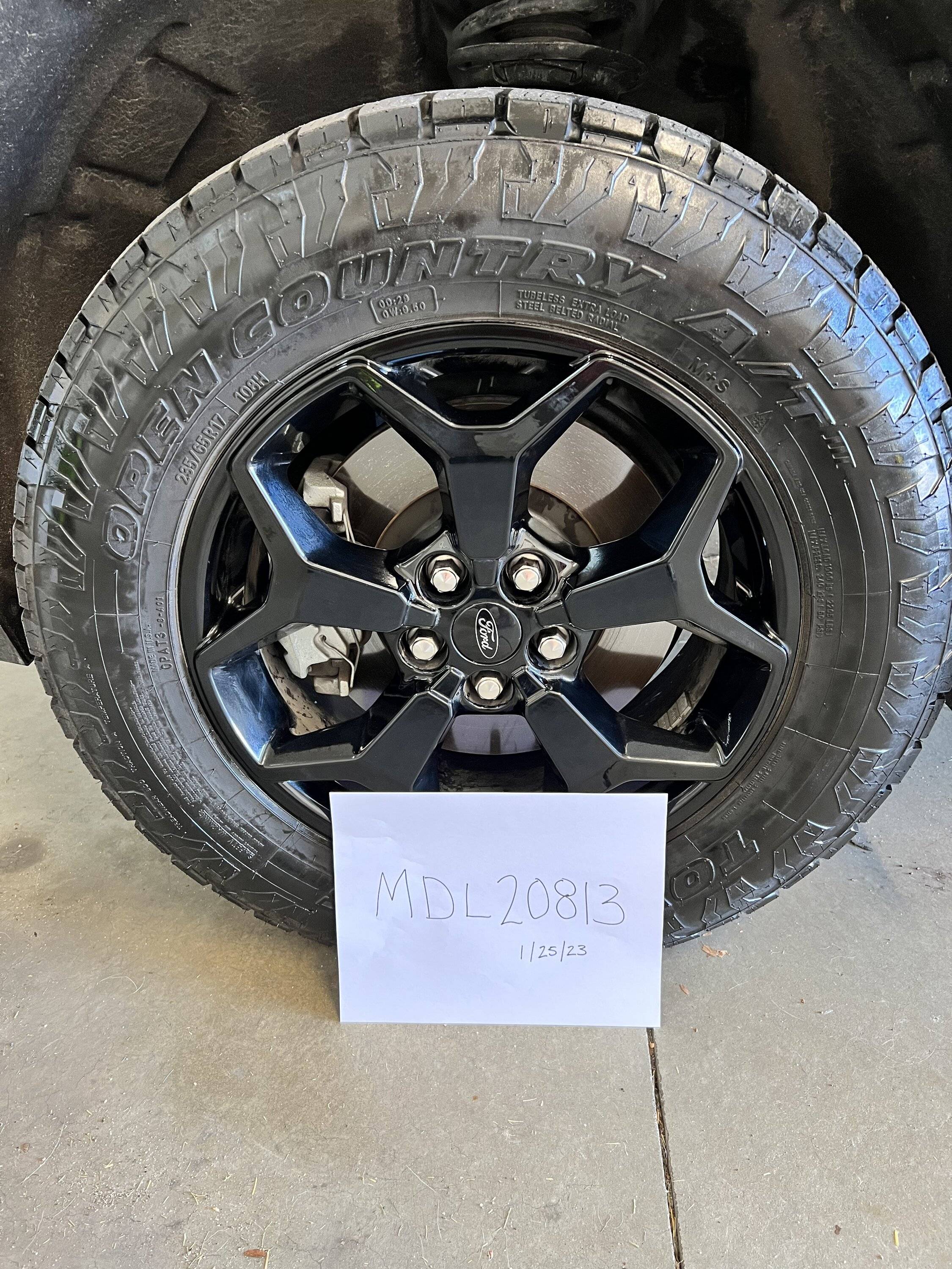 Ford Bronco Sport FS: Maverick FX4/BS wheels w/ 235/65/17 Toyo OC. $700 OBO 12EC87D2-AD07-44BC-9BD0-3BAA1BC51A69