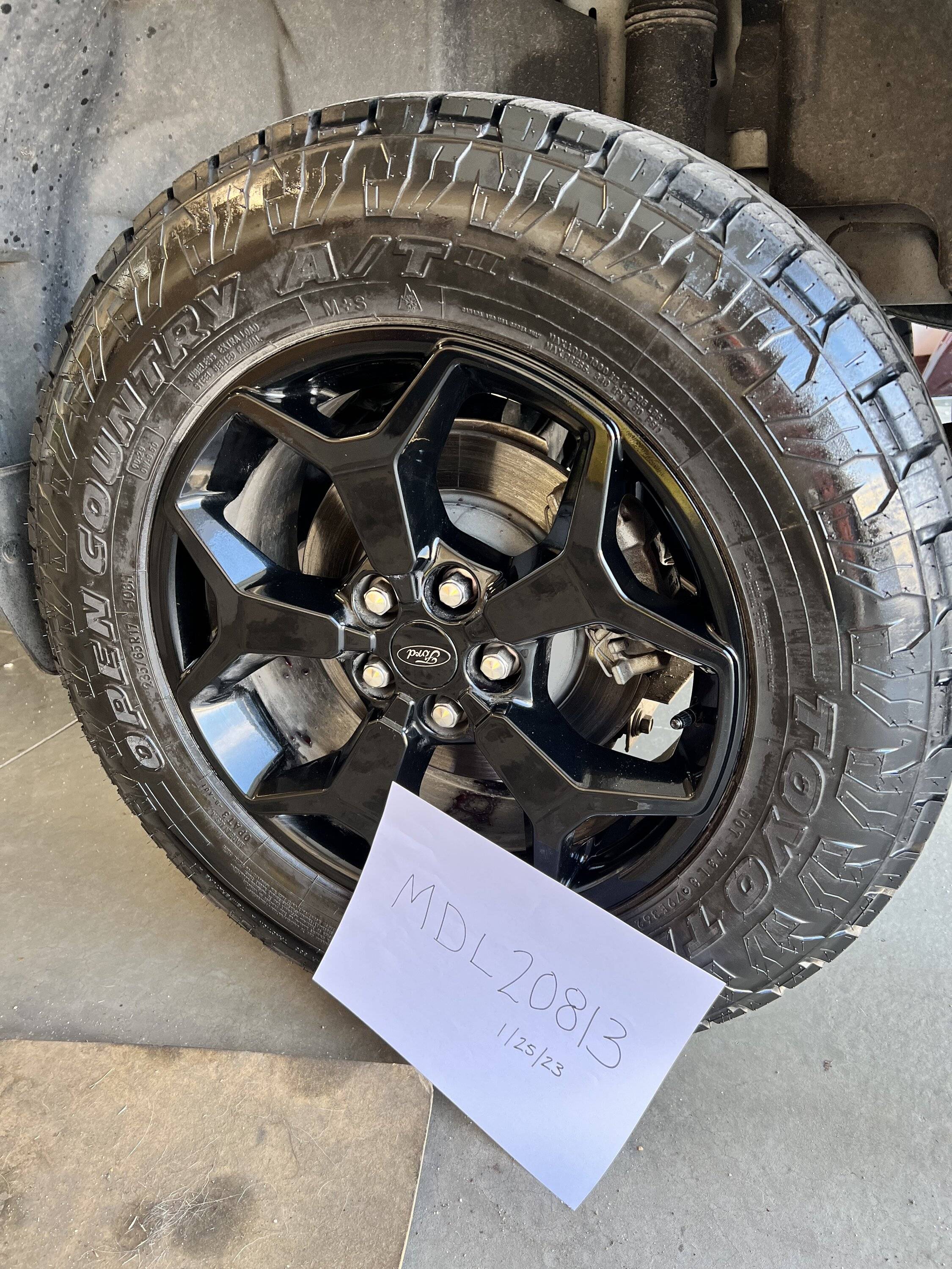 Ford Bronco Sport FS: Maverick FX4/BS wheels w/ 235/65/17 Toyo OC. $700 OBO 1DF60106-37D5-4E78-A93B-A5A5E44AFDF0