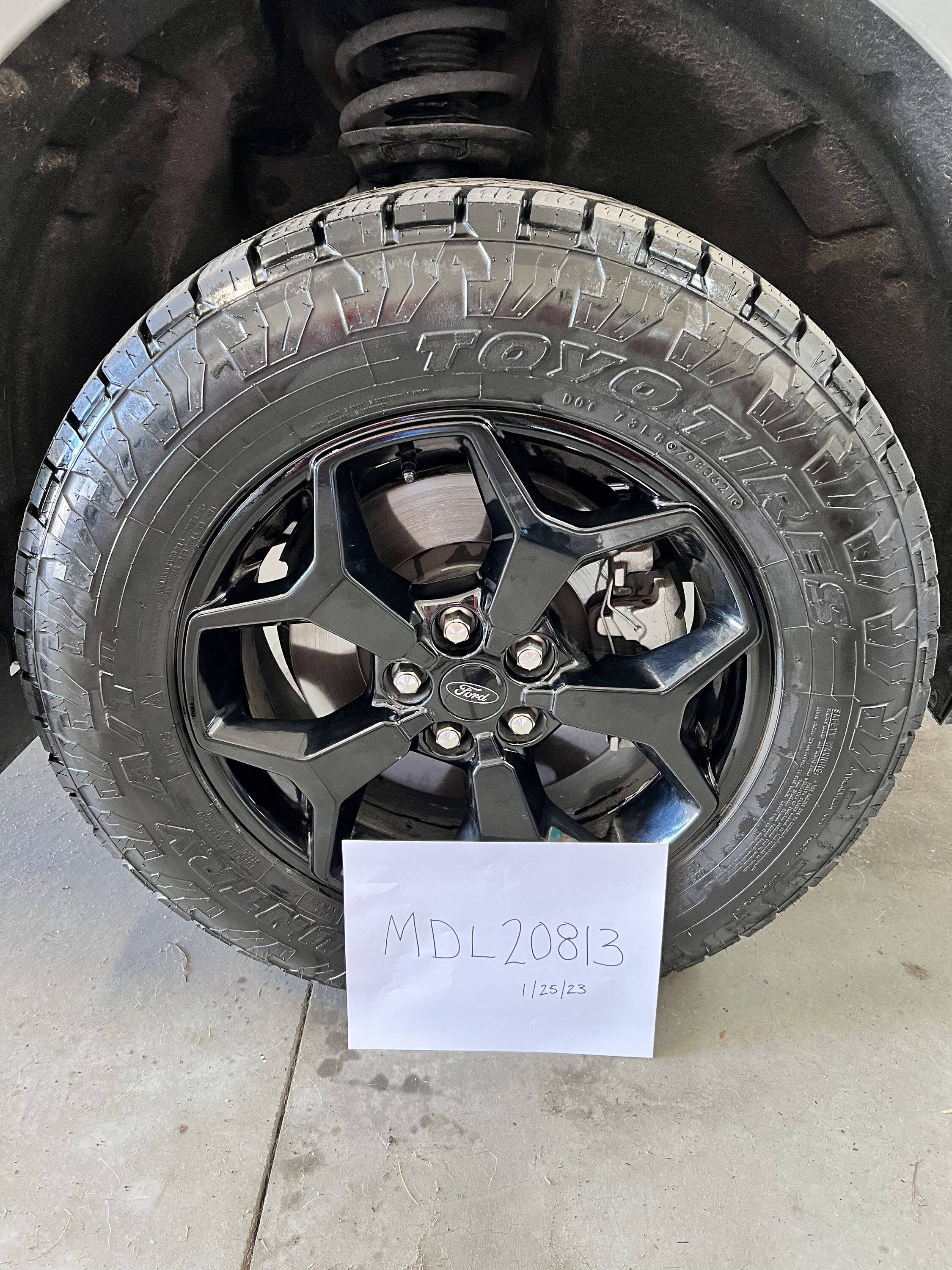 Ford Bronco Sport FS: Maverick FX4/BS wheels w/ 235/65/17 Toyo OC. $700 OBO 7D5E0A39-AD6D-47C3-AE5A-47D2066058EC