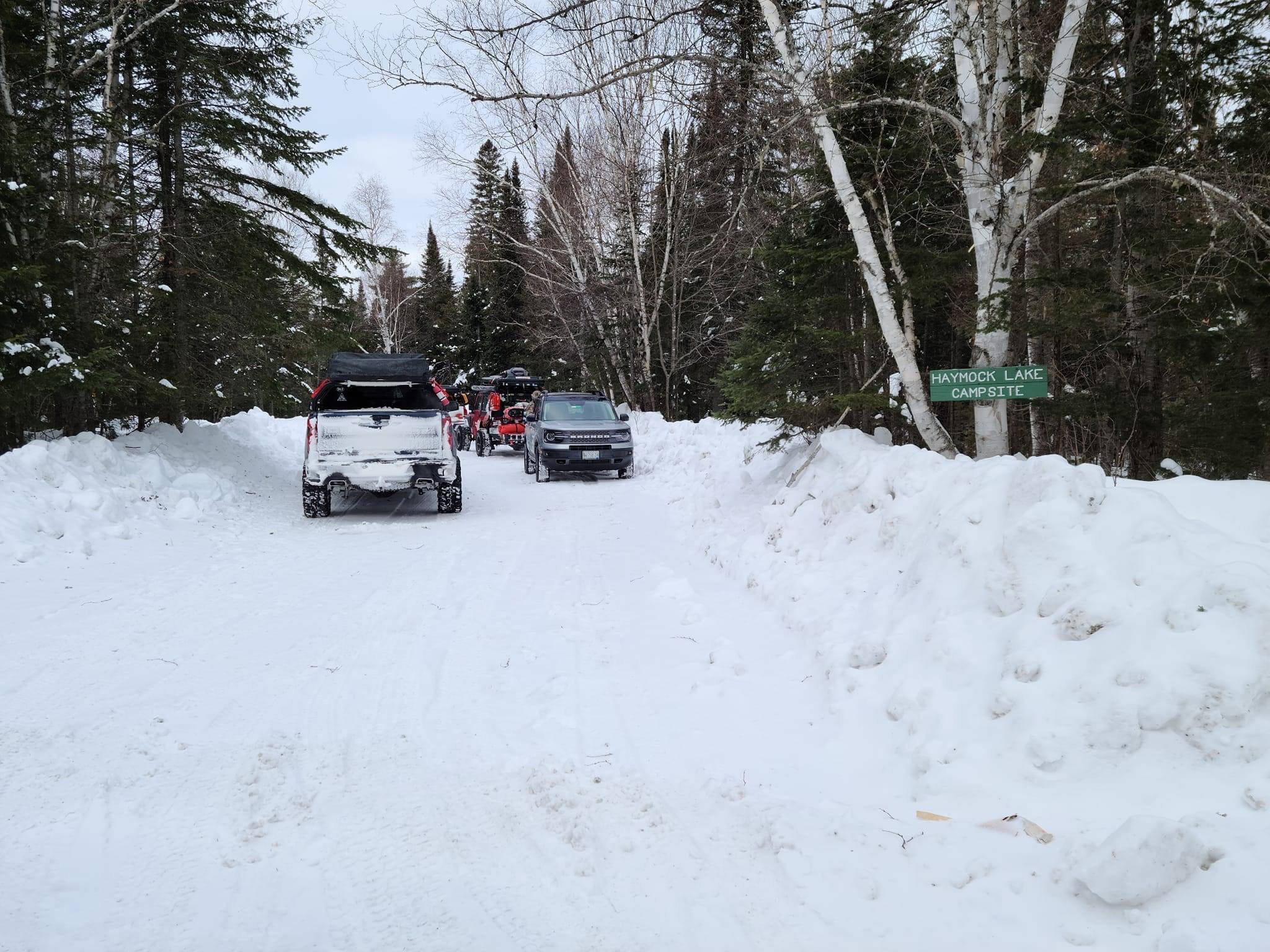Ford Bronco Sport Overlanding in northern Maine woods in Feb w/ Badlands Bronco Sport DA932194-3FF9-4B9B-820D-EB11C0D7C957