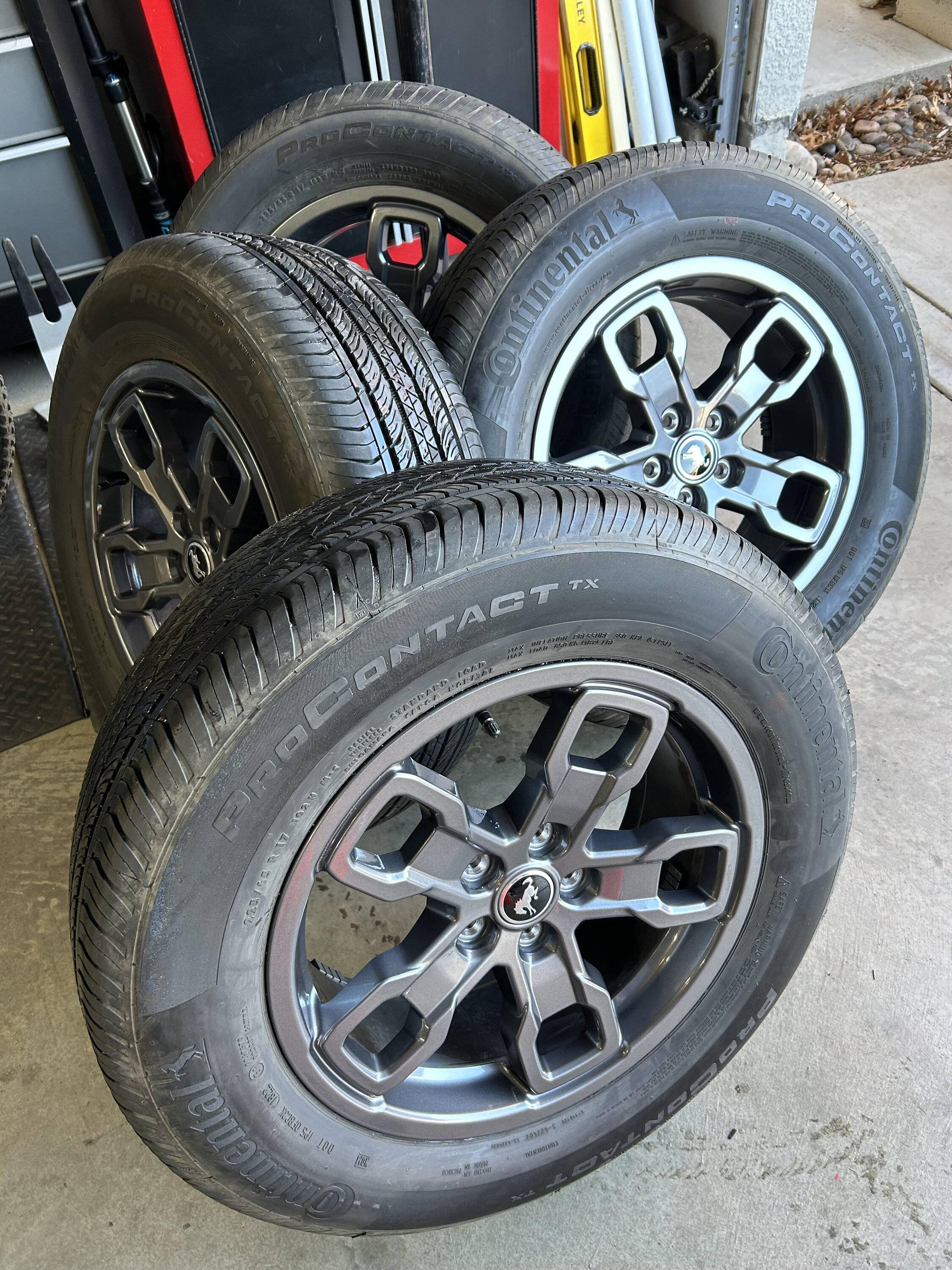 Ford Bronco Sport Big Bend Wheels, Tires, TPMS and Lugs - $555 Tires 1