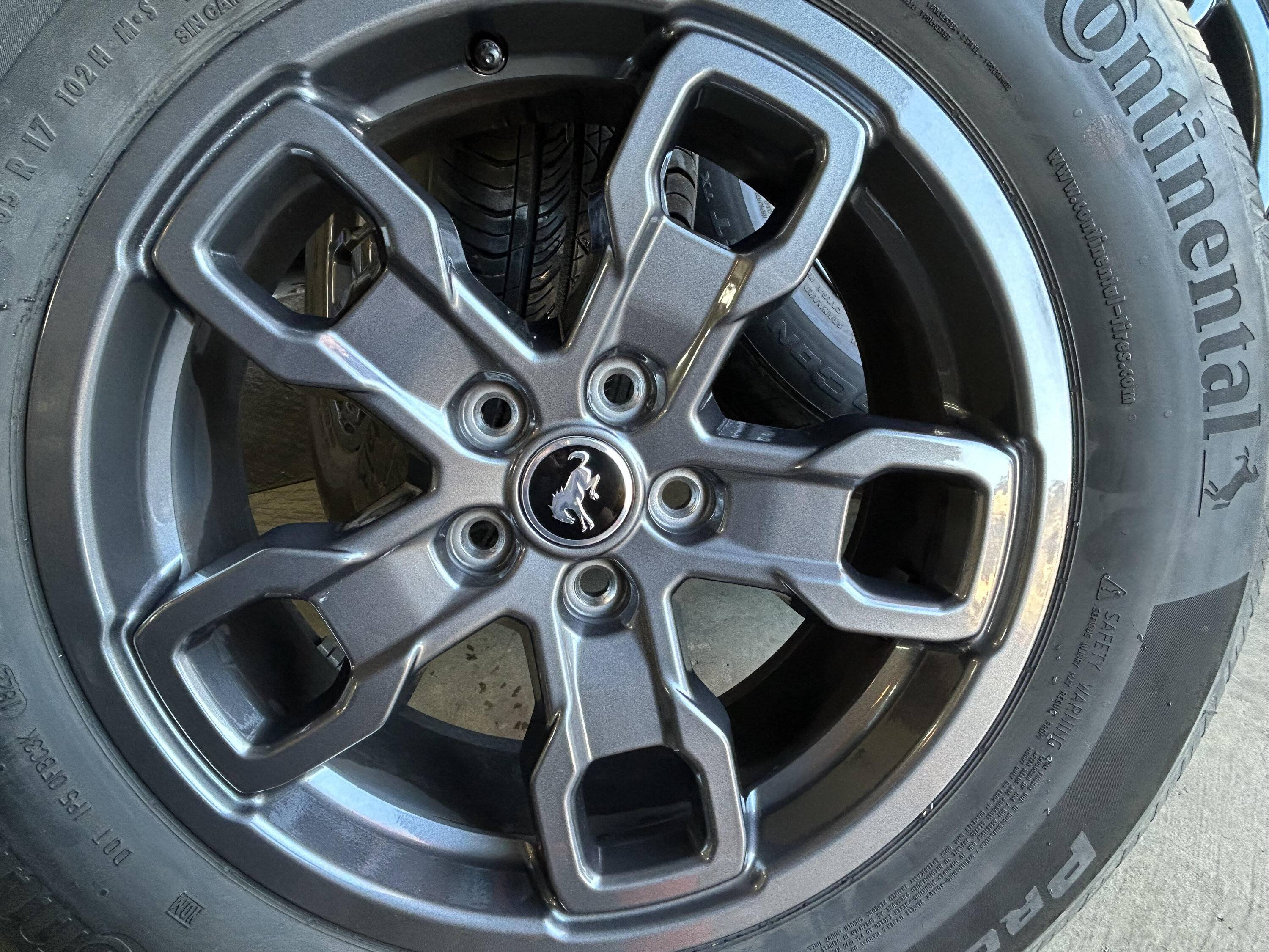 Ford Bronco Sport Big Bend Wheels, Tires, TPMS and Lugs - $555 Tires 3