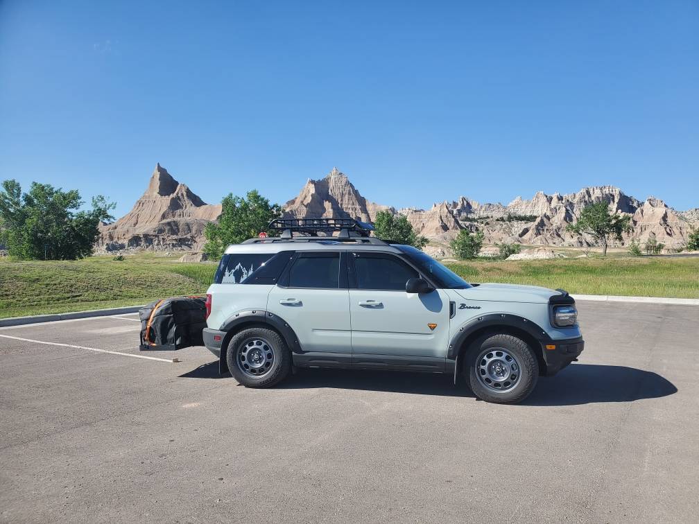 Ford Bronco Sport Rough Country fender flares WITH oem mud flaps??? Resized_20220626_164858