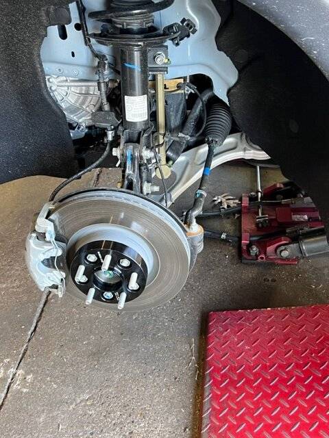 Ford Bronco Sport Lift, Wheels & Tires on our 2022 Badlands Bronco Sport IMG_1428