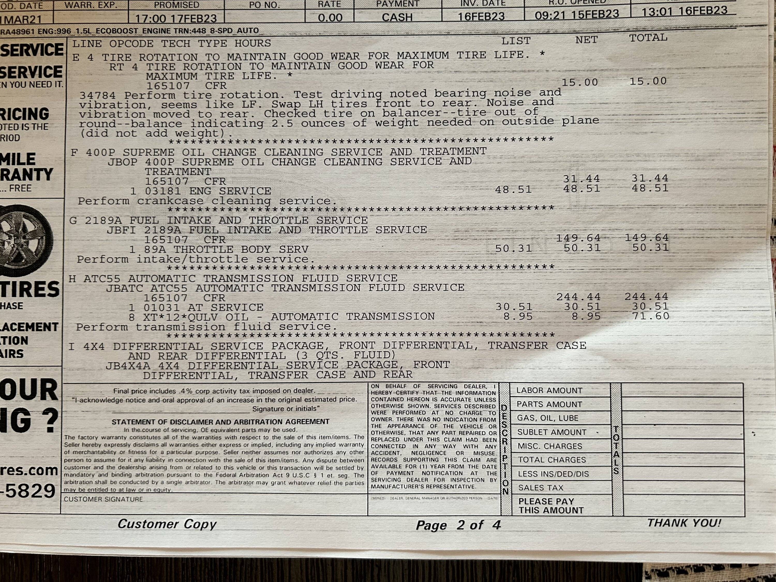 Ford Bronco Sport 30,000 Mile Maintenance Service Cost 8924E7AF-4DE3-4563-814C-3527221F05B7