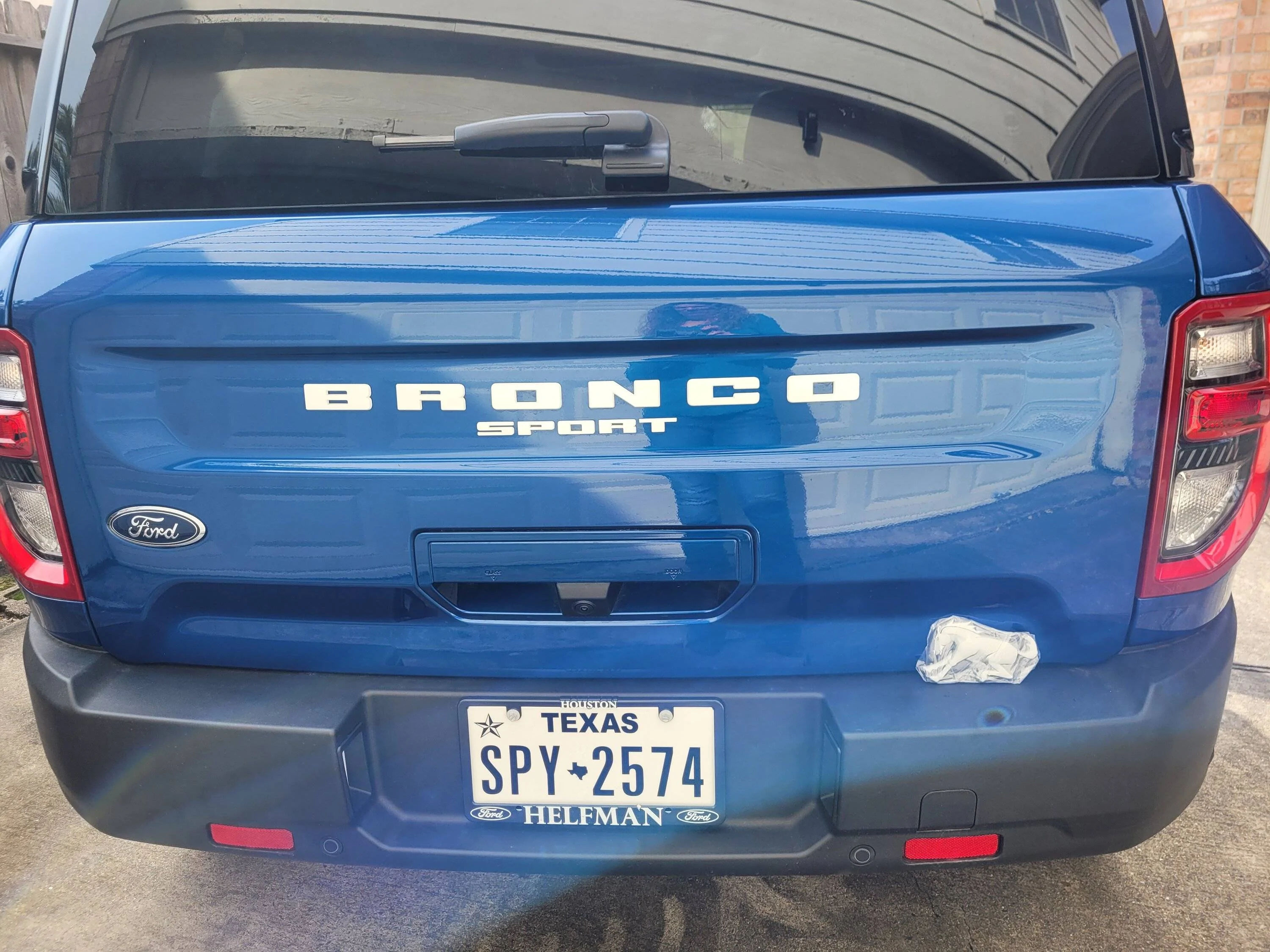 Ford Bronco Sport Bronco script emblem installed 20230218_103851