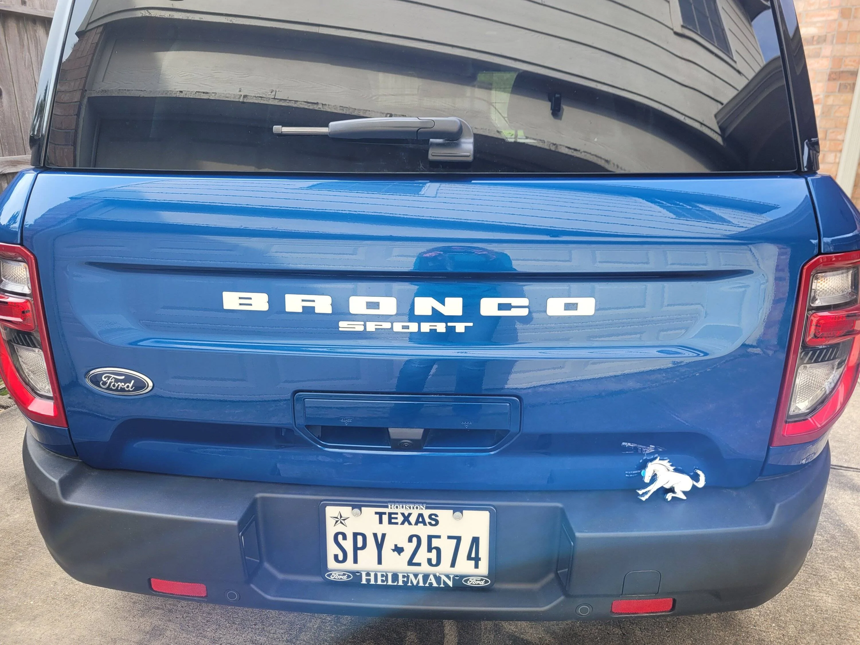 Ford Bronco Sport Bronco script emblem installed 20230218_103940