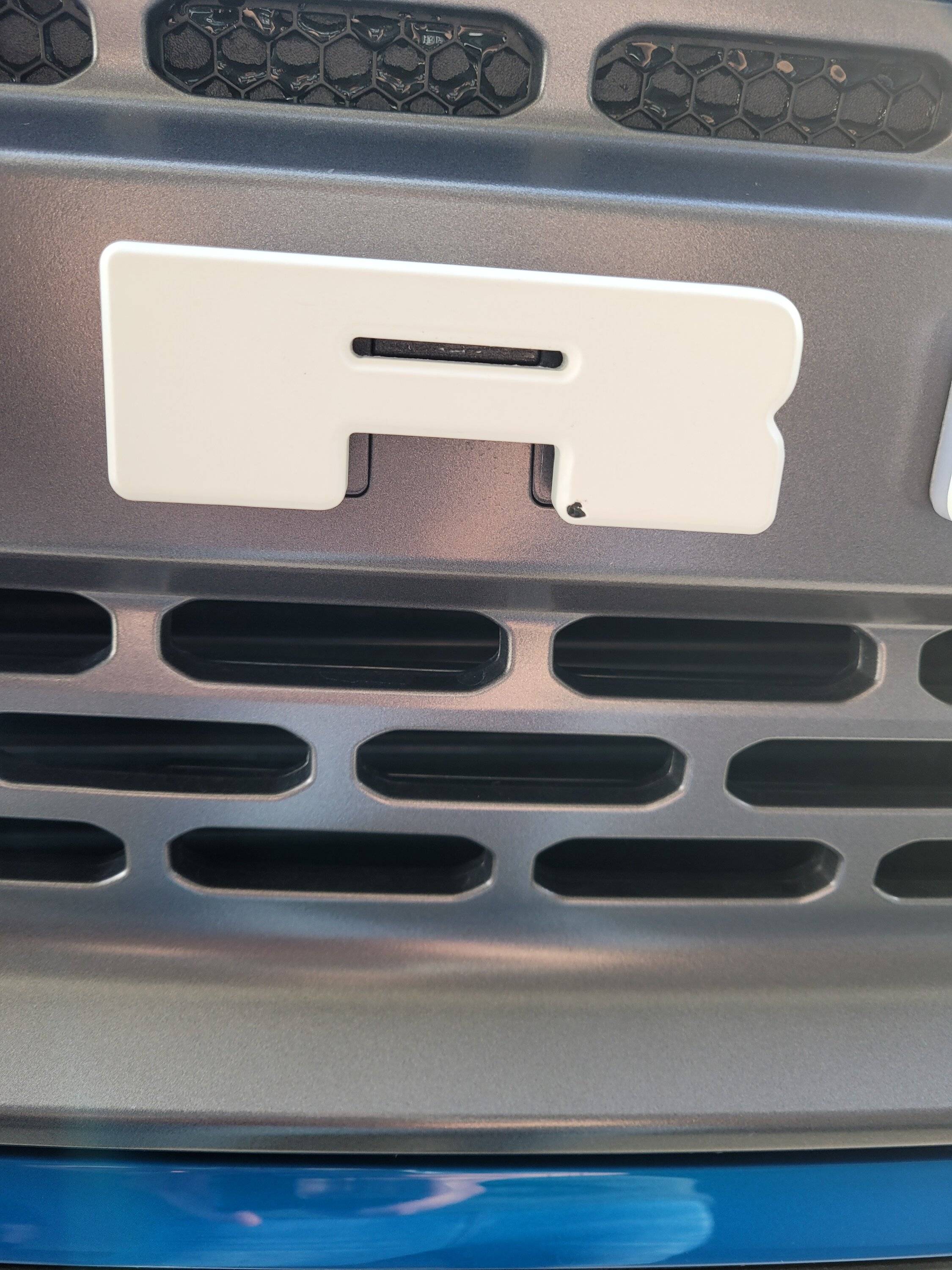 Ford Bronco Sport Oracle LED Grille "Bronco" Lettering Installed on Bronco Sport Badlands 20230220_170554