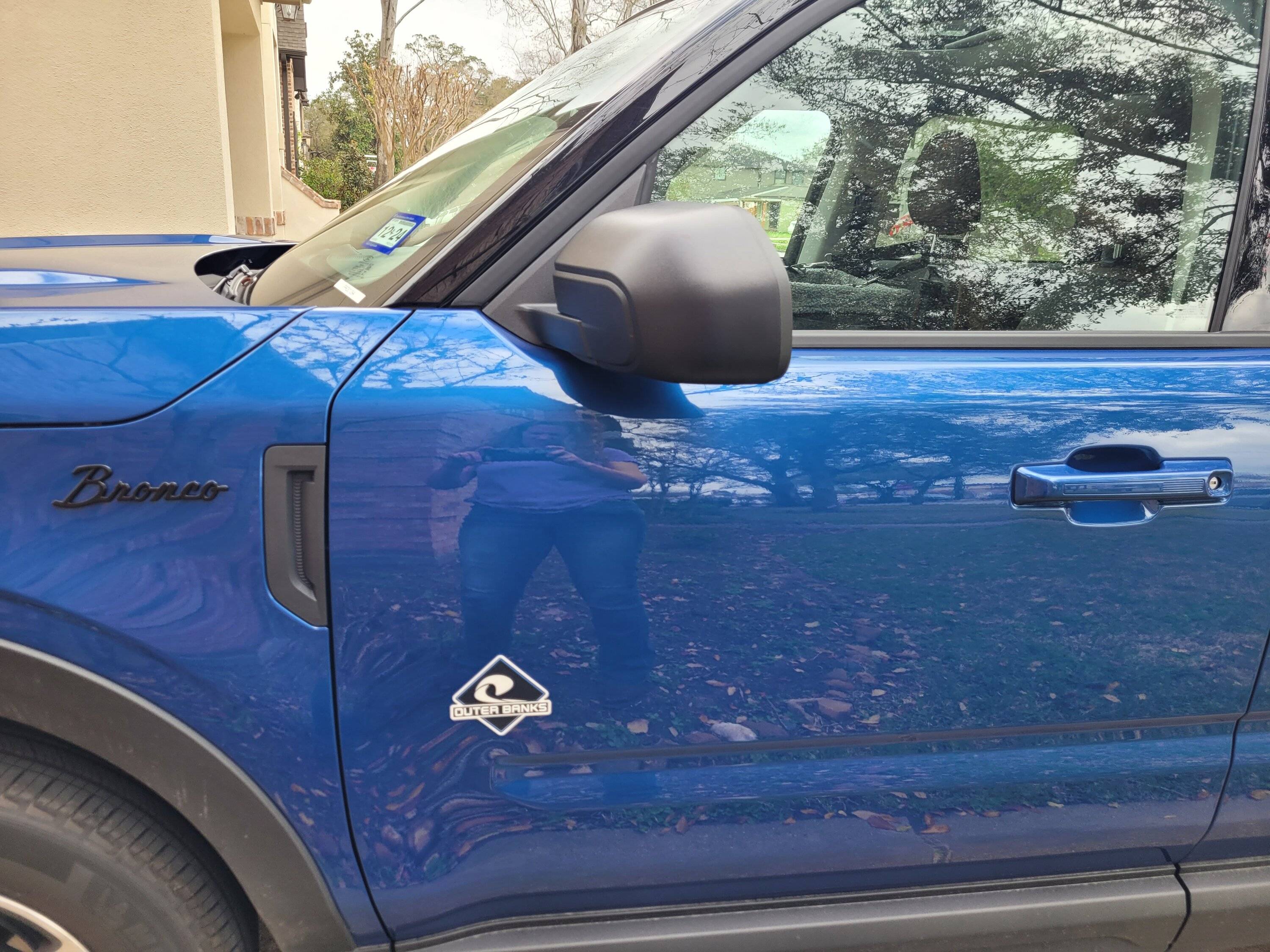 Ford Bronco Sport Bronco script emblem installed 20230221_115941