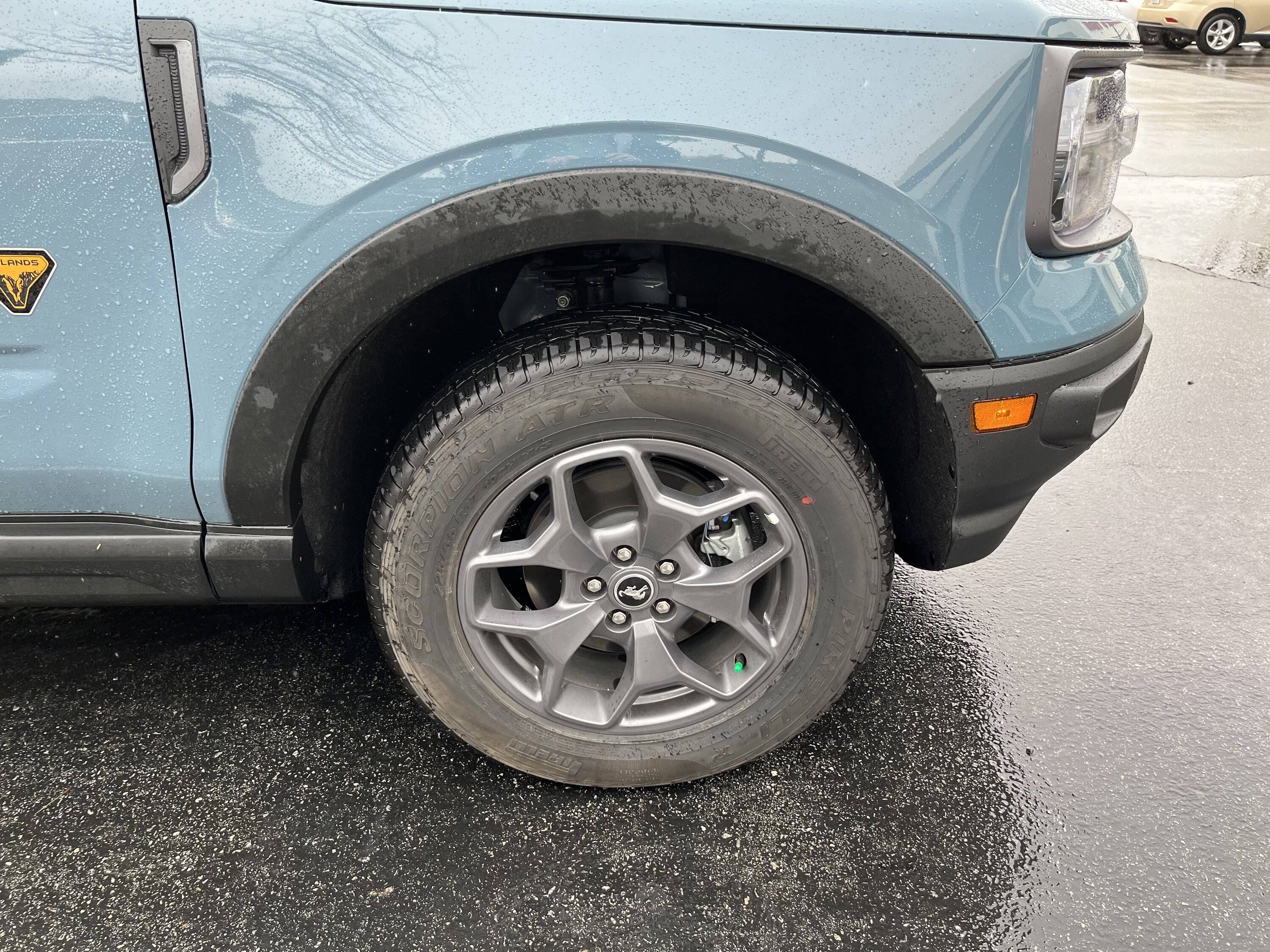 Ford Bronco Sport Installed Falken Wildpeak 245/65/17s on the Badlands today -- no rub and ride great IMG_0324.JPG