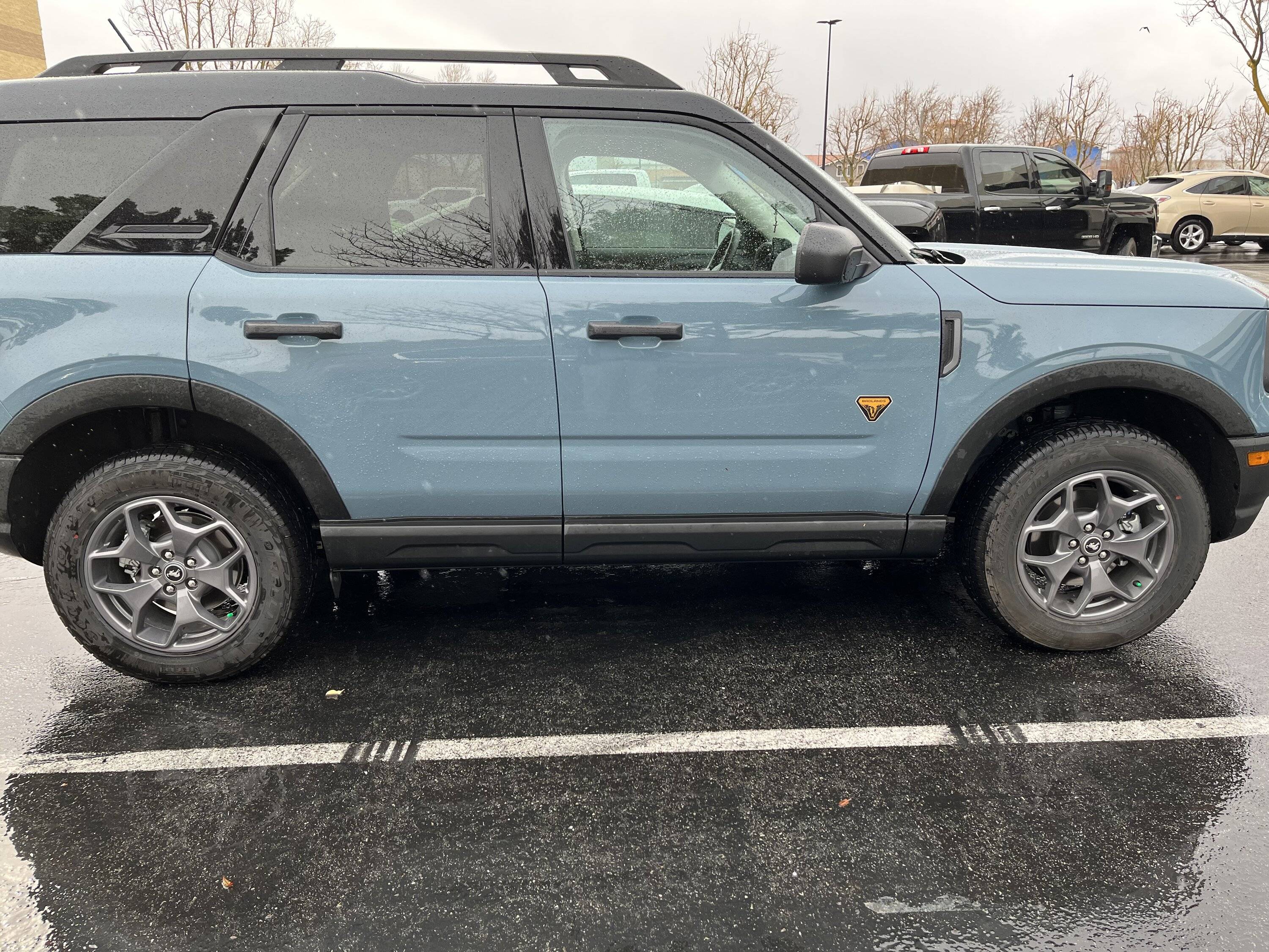 Ford Bronco Sport Installed Falken Wildpeak 245/65/17s on the Badlands today -- no rub and ride great IMG_0325.JPG