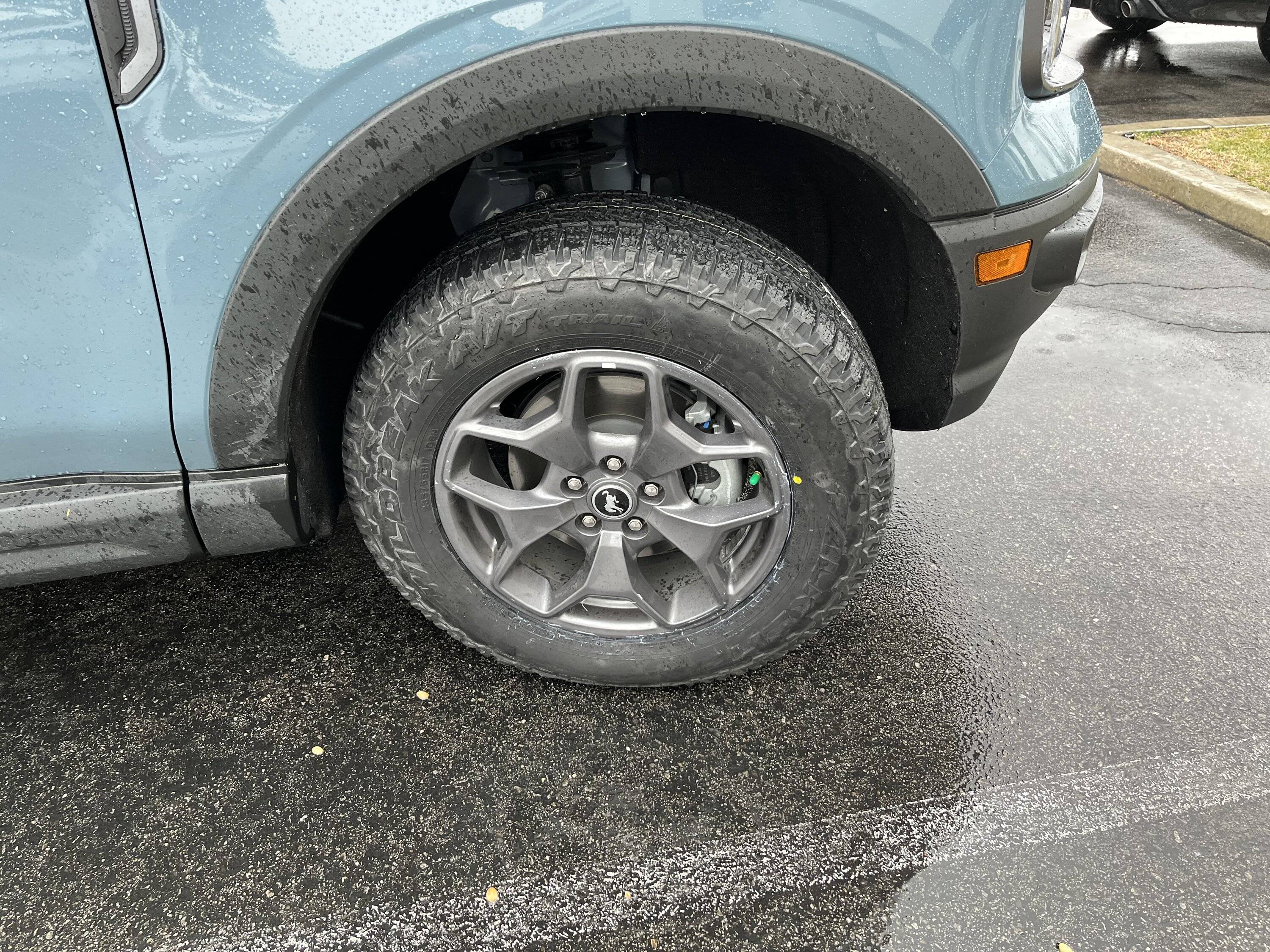 Ford Bronco Sport Installed Falken Wildpeak 245/65/17s on the Badlands today -- no rub and ride great IMG_0326.JPG