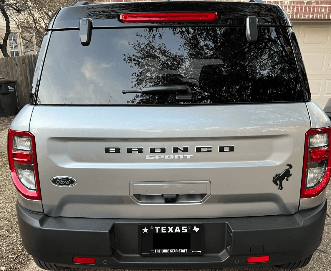 Ford Bronco Sport Bronco script emblem installed Screen Shot 2023-03-09 at 12.59.01 AM