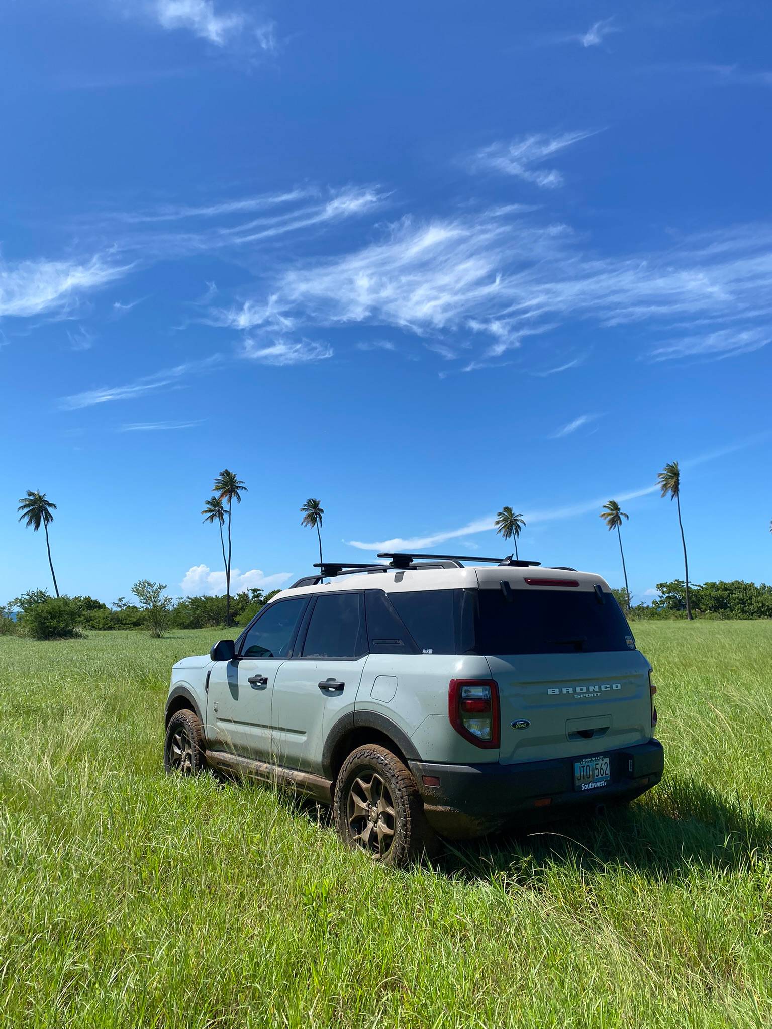 Ford Bronco Sport Big Bend with white Roof (Photoshopped) Bronco