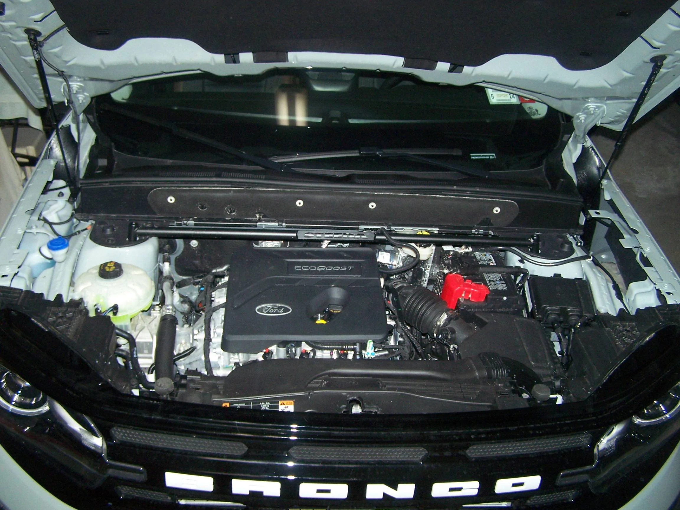 Ford Bronco Sport Hood Shocks installed 100_6566