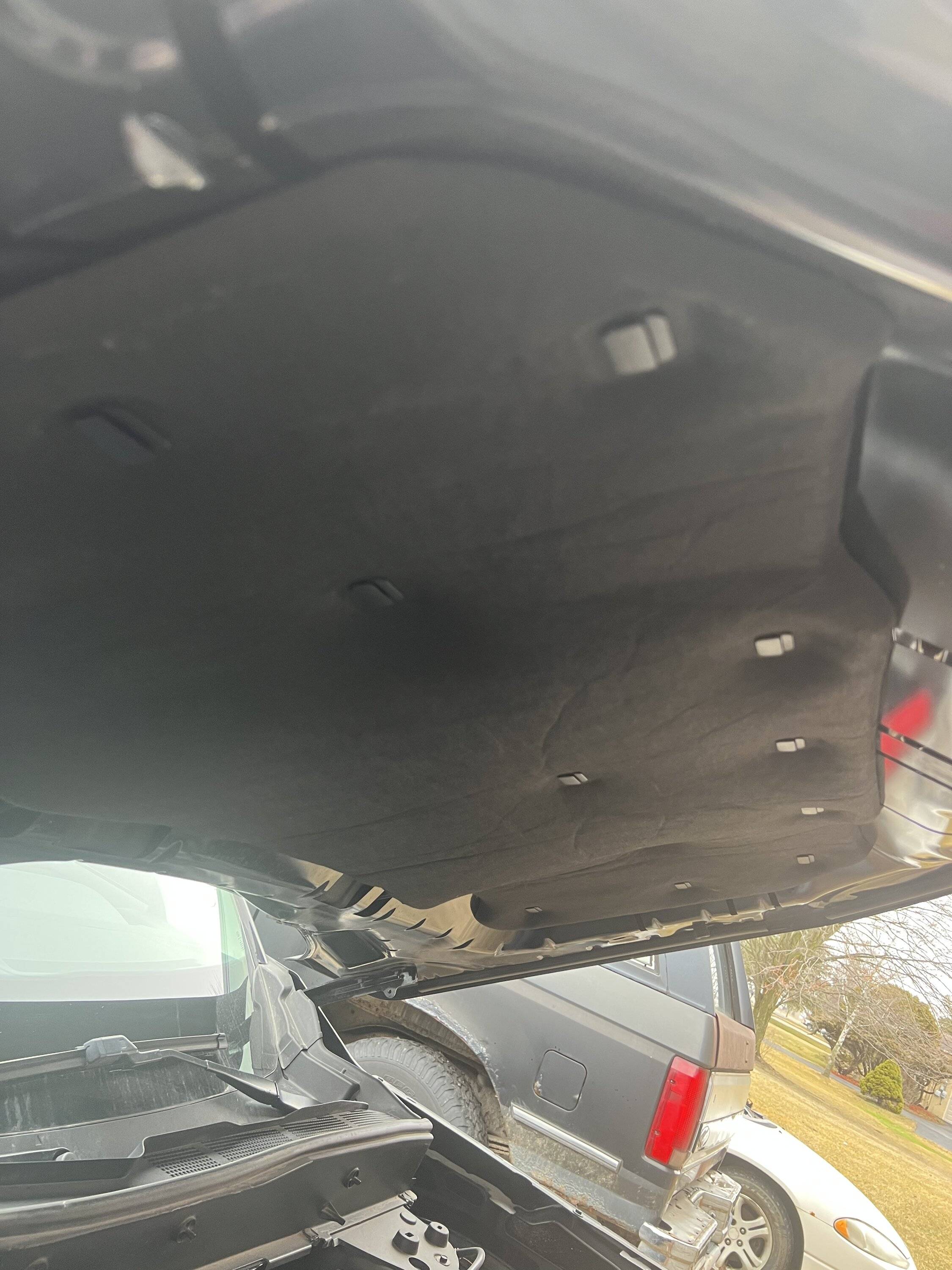 Ford Bronco Sport Hood insulator pad installed CE10E612-C3CD-4493-9712-7495347E51D9