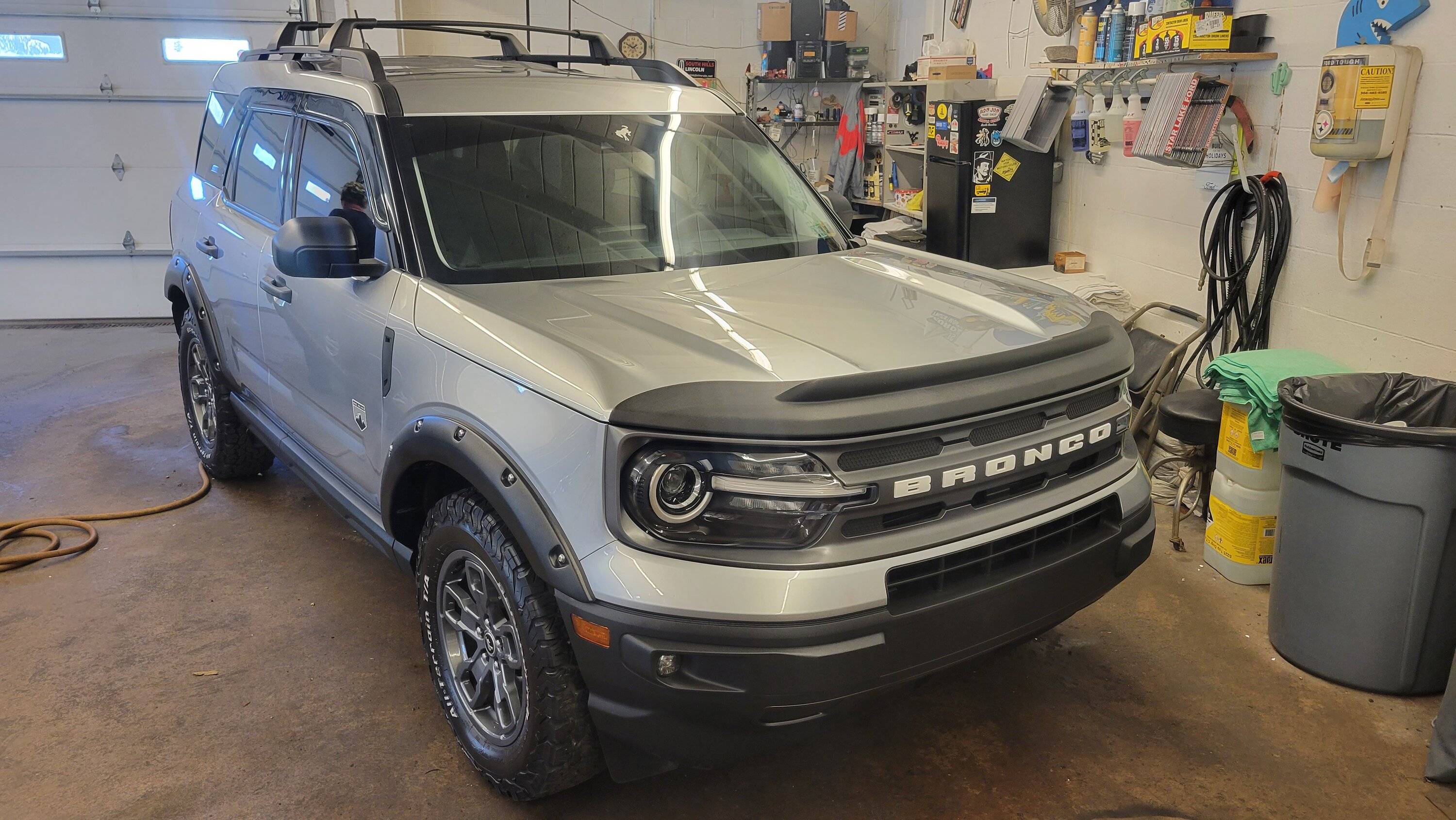 Ford Bronco Sport Just Purchased Tuesday, picking her up from the dealership tomorrow! Big Bend Iconic Silver, previous owner set it up nice. 20230330_134951