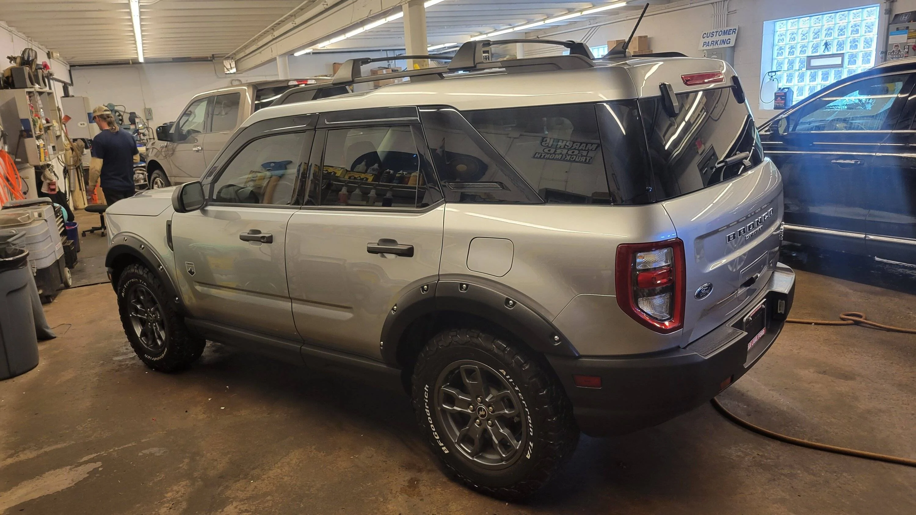 Ford Bronco Sport Just Purchased Tuesday, picking her up from the dealership tomorrow! Big Bend Iconic Silver, previous owner set it up nice. 20230330_135029