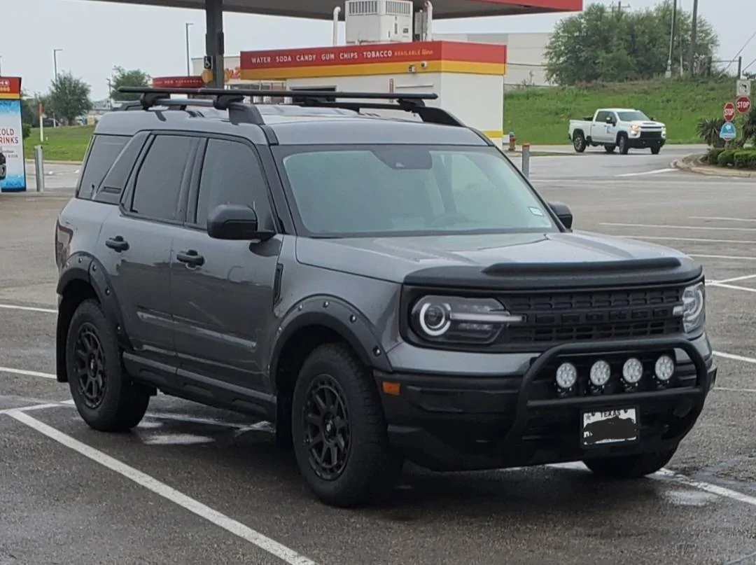 Ford Bronco Sport Just Purchased Tuesday, picking her up from the dealership tomorrow! Big Bend Iconic Silver, previous owner set it up nice. Screenshot_20230330_135840_Gallery
